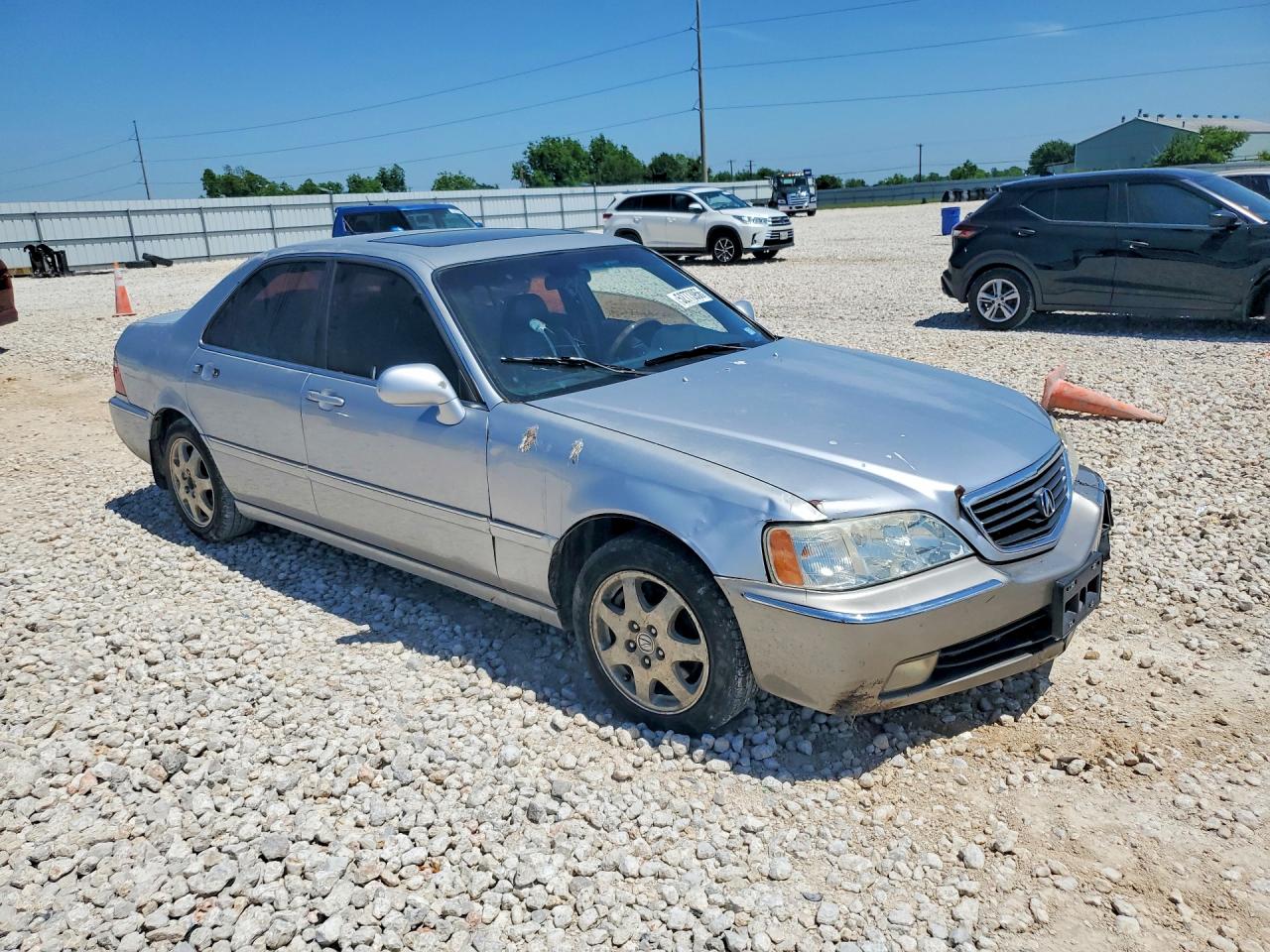 2002 Acura 3.5rl Silver vin: JH4KA96512C006533