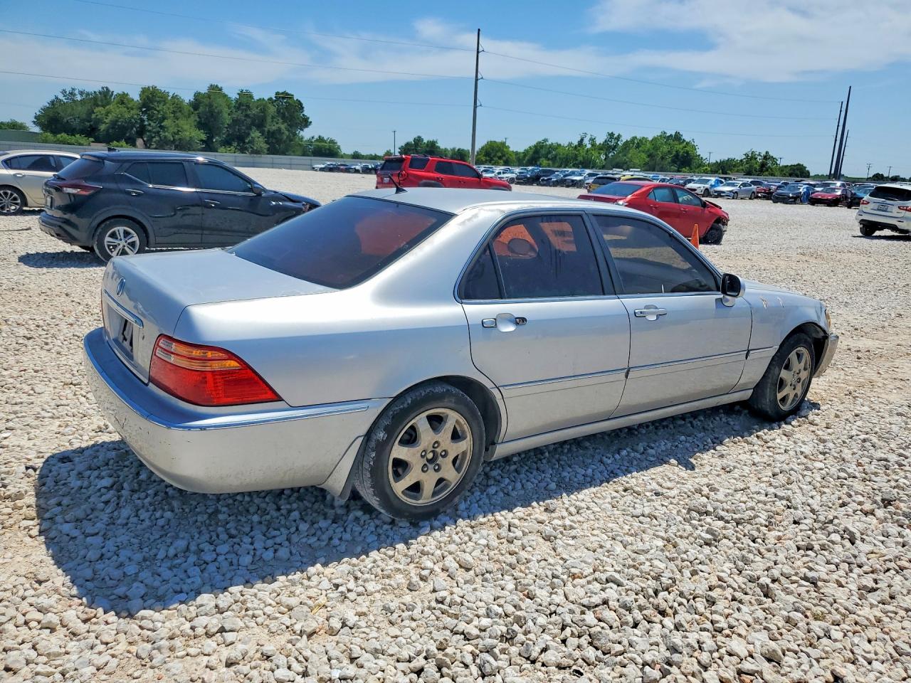 2002 Acura 3.5rl Silver vin: JH4KA96512C006533