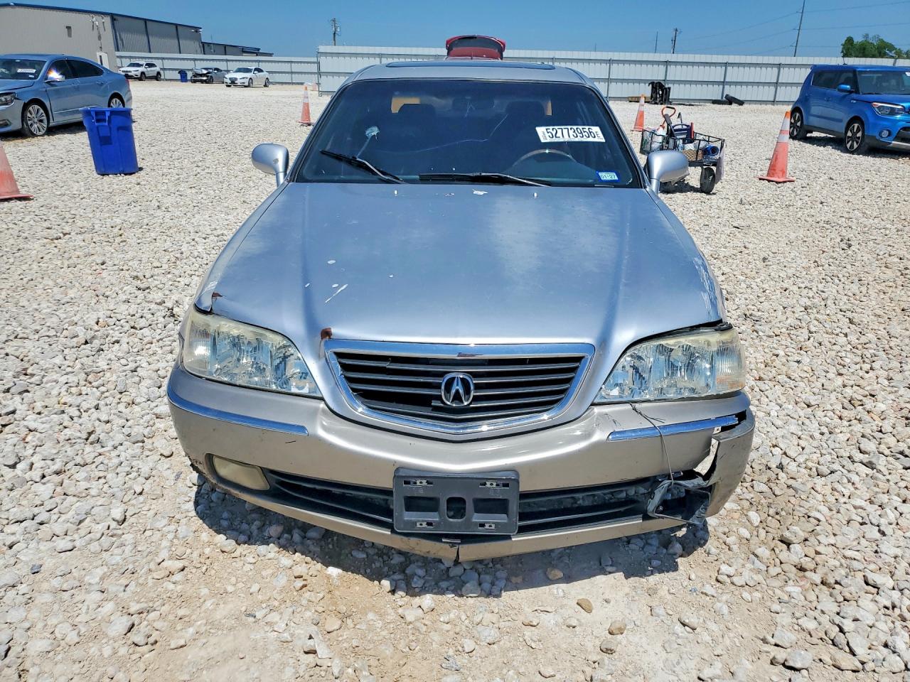 2002 Acura 3.5rl Silver vin: JH4KA96512C006533