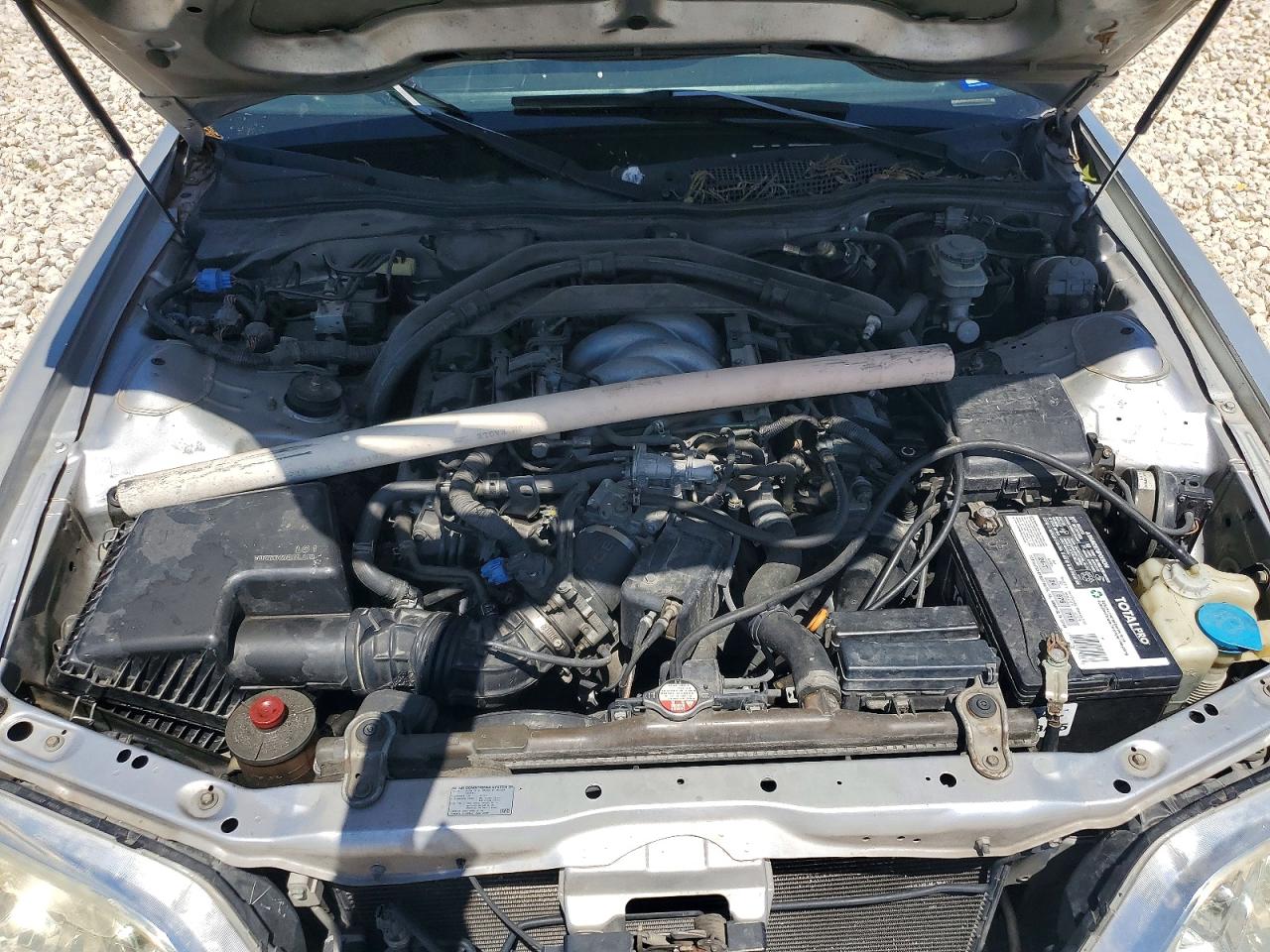 2002 Acura 3.5rl Silver vin: JH4KA96512C006533