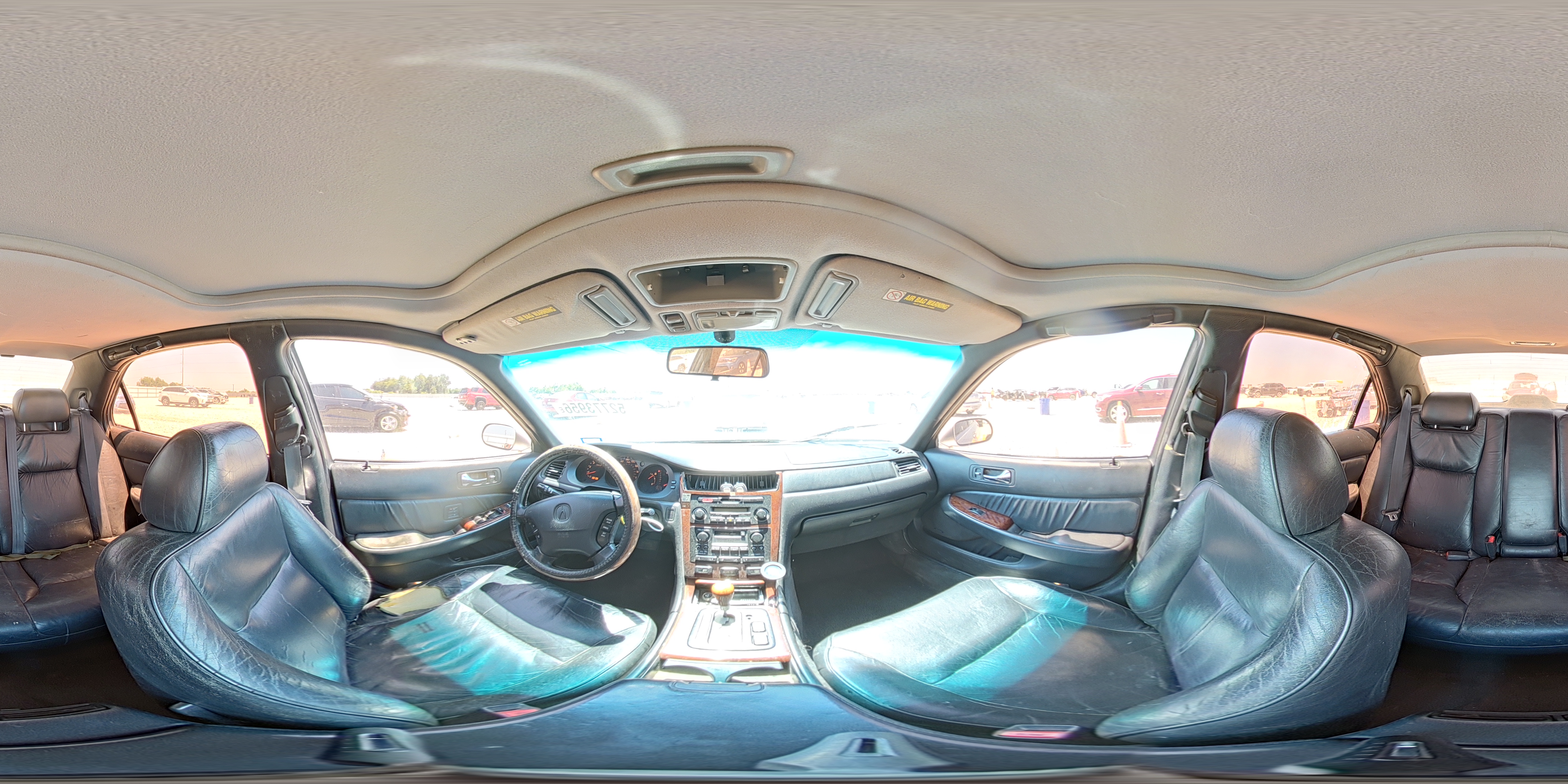 2002 Acura 3.5rl Silver vin: JH4KA96512C006533