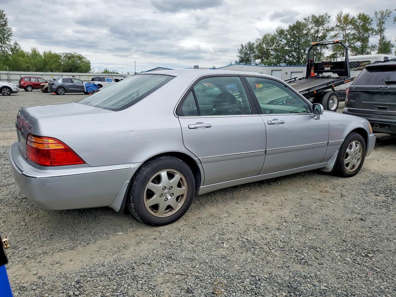 2002 Acura 3.5rl Silver vin: JH4KA96512C800108