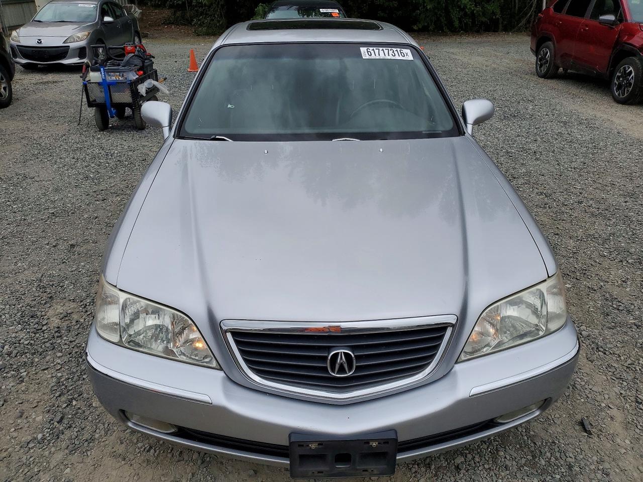 2002 Acura 3.5rl Silver vin: JH4KA96512C800108