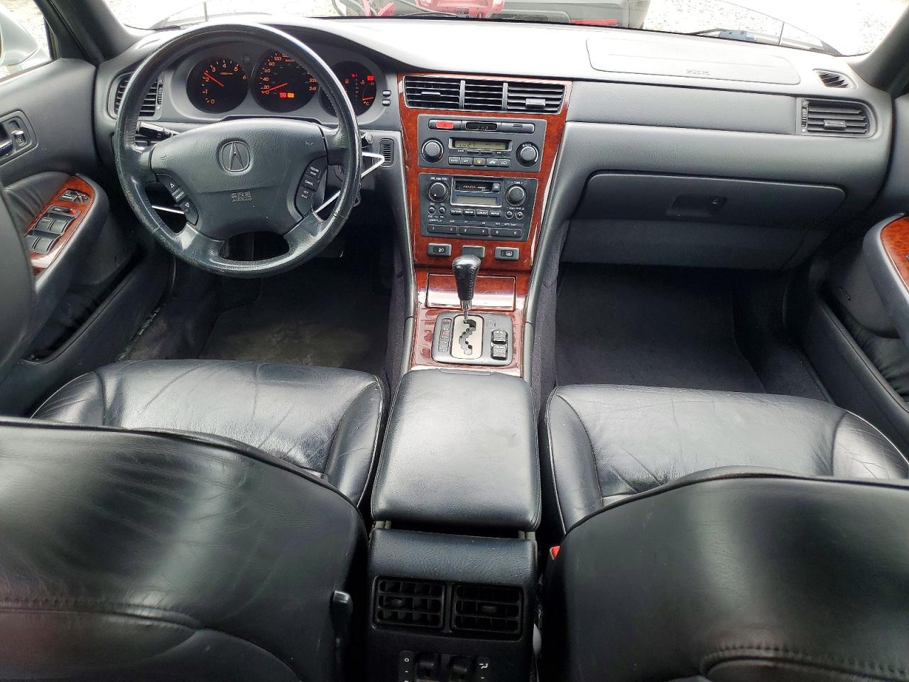 2002 Acura 3.5rl Silver vin: JH4KA96512C800108