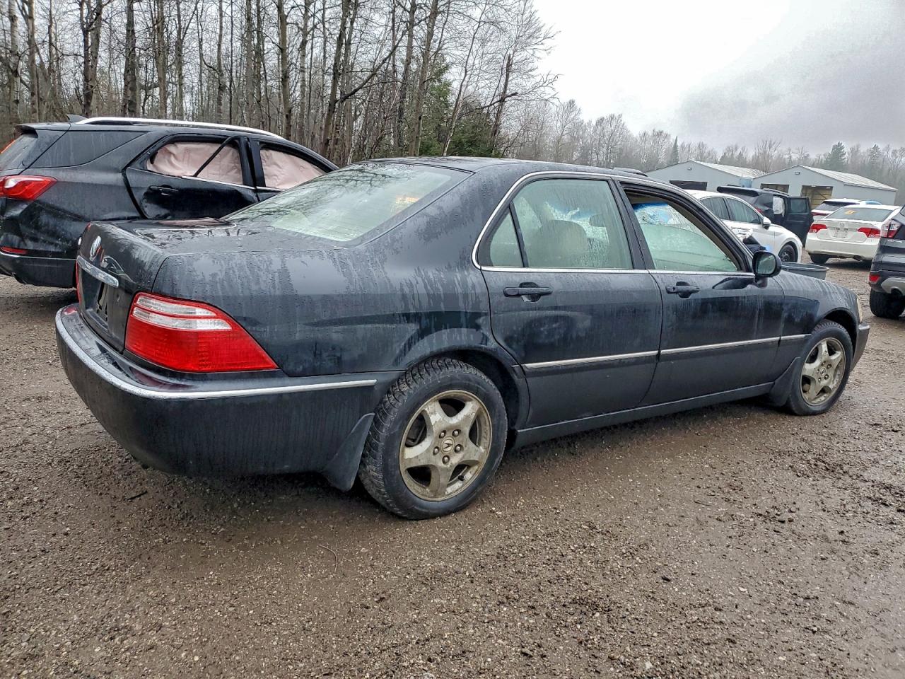 2004 Acura 3.5rl 4dr Черный vin: JH4KA96514C800077