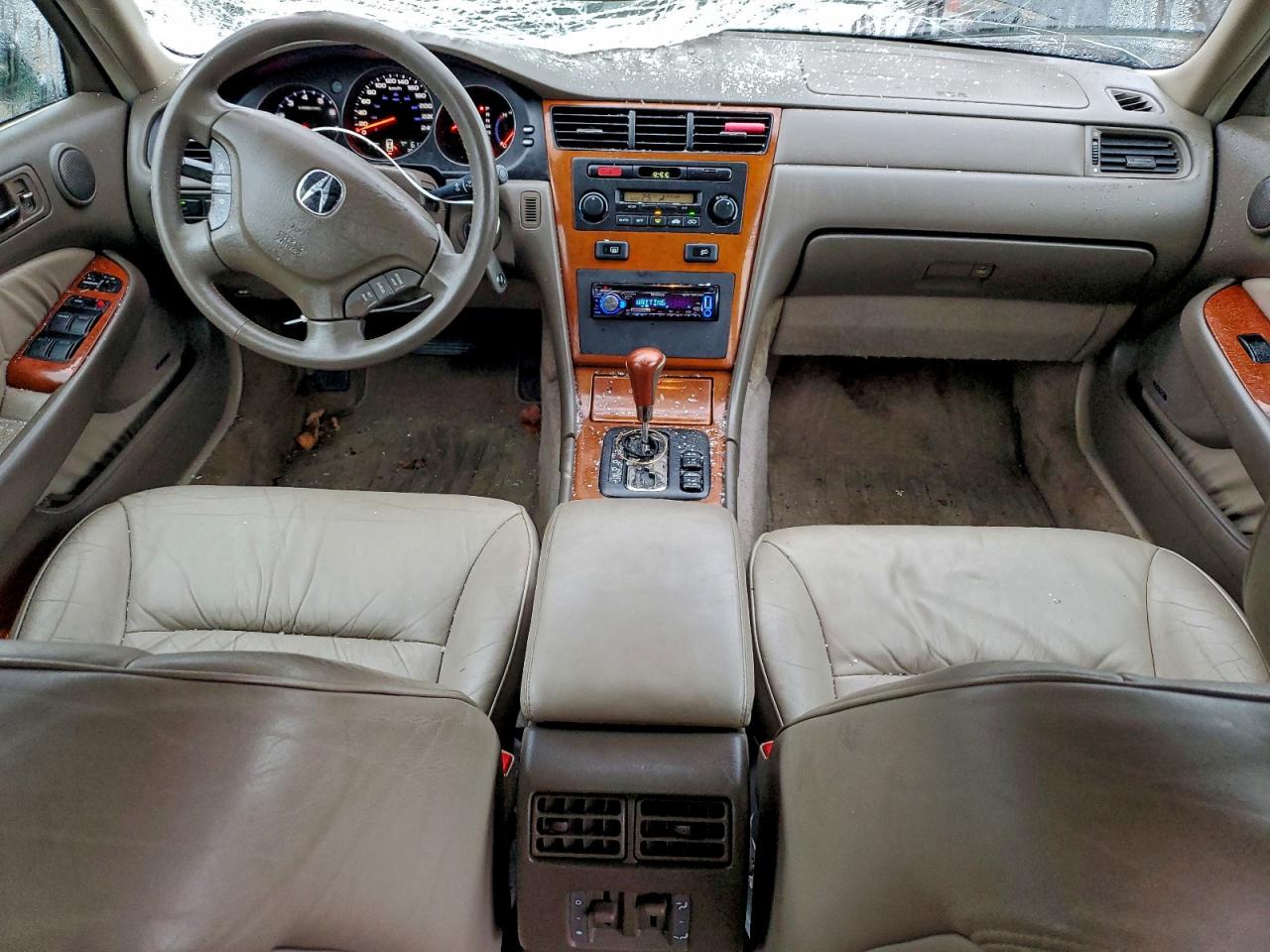 2004 Acura 3.5rl 4dr Черный vin: JH4KA96514C800077