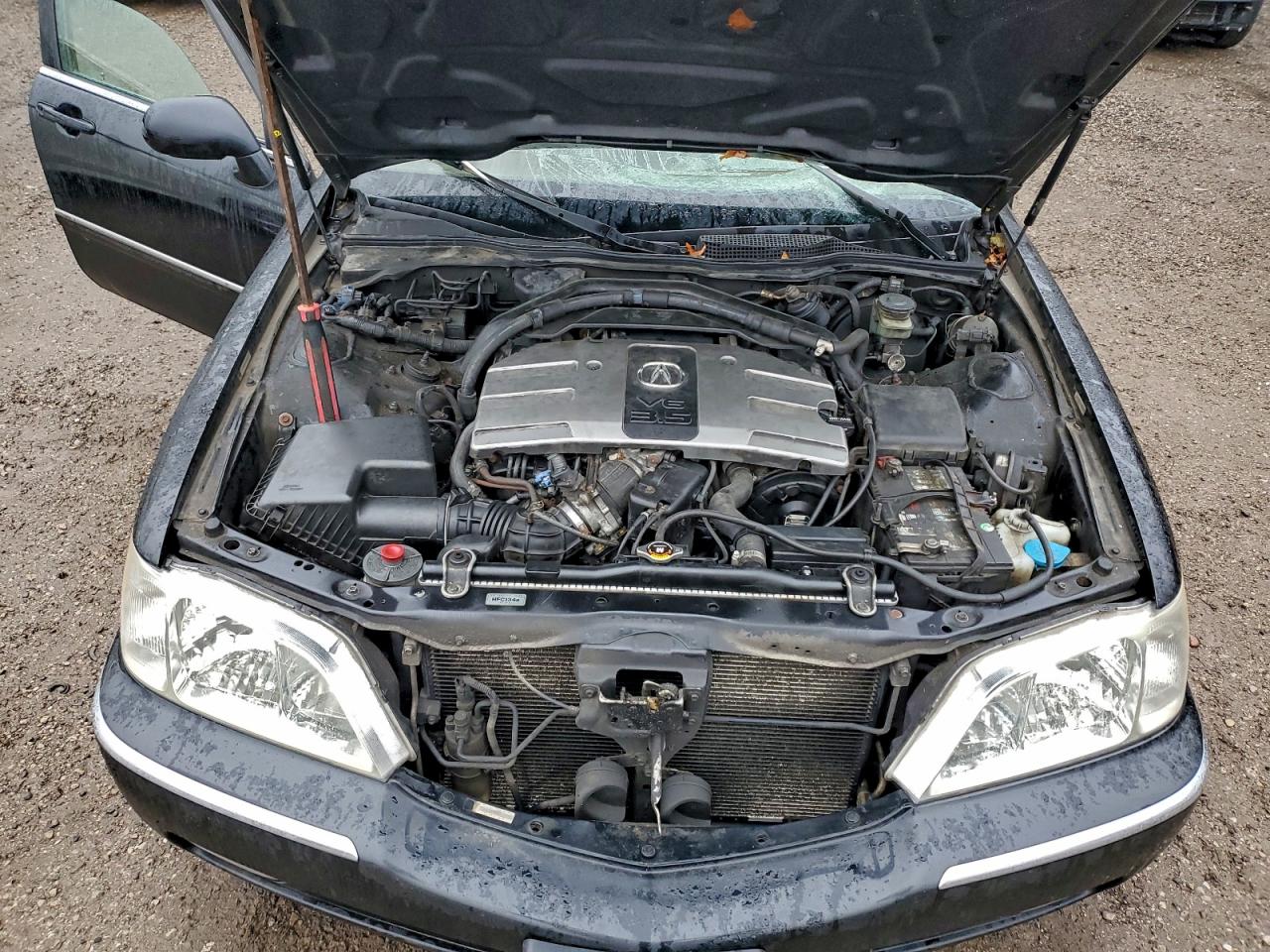 2004 Acura 3.5rl 4dr Черный vin: JH4KA96514C800077