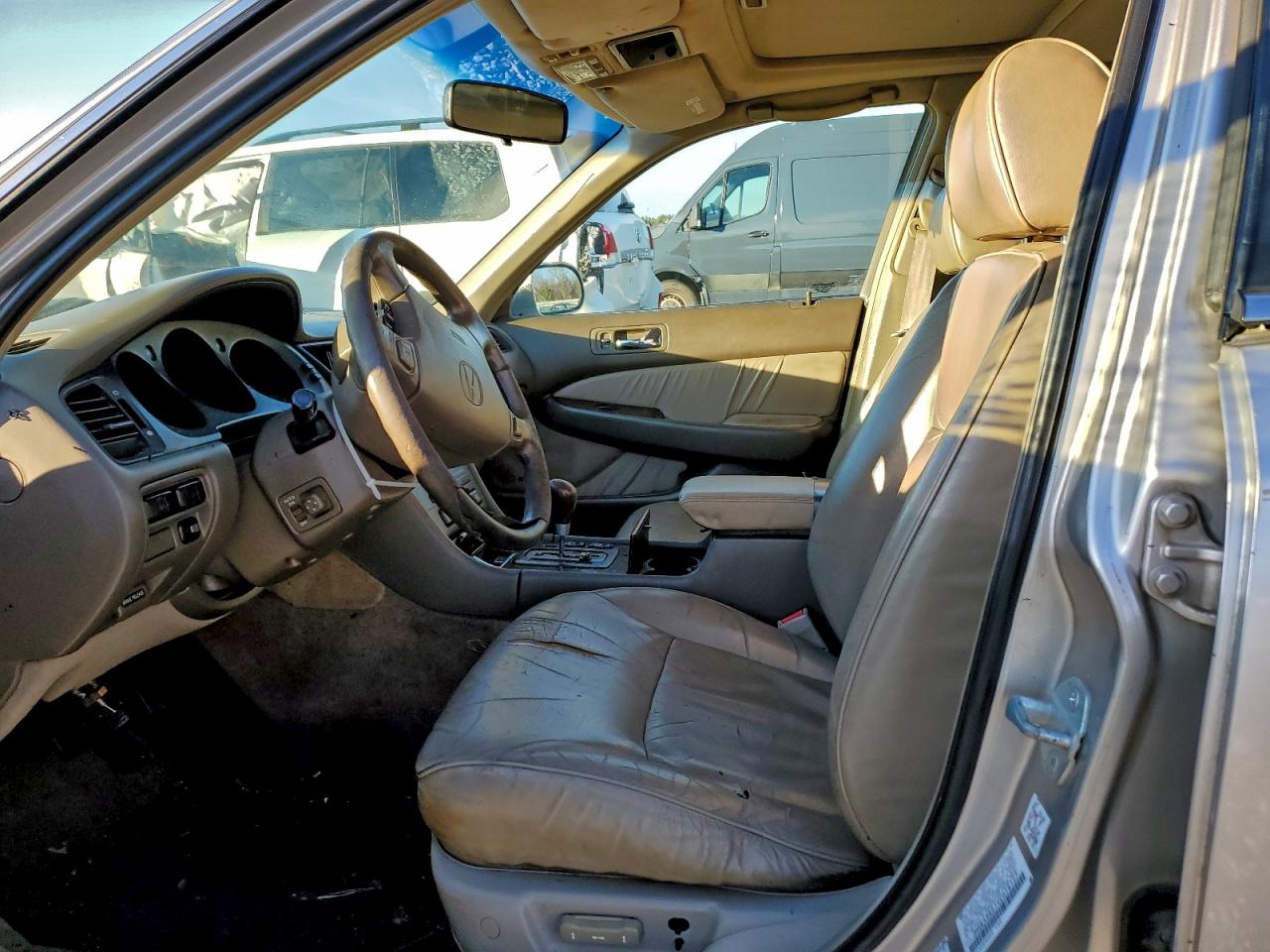 1997 Acura 3.5rl Cream vin: JH4KA9651VC016127