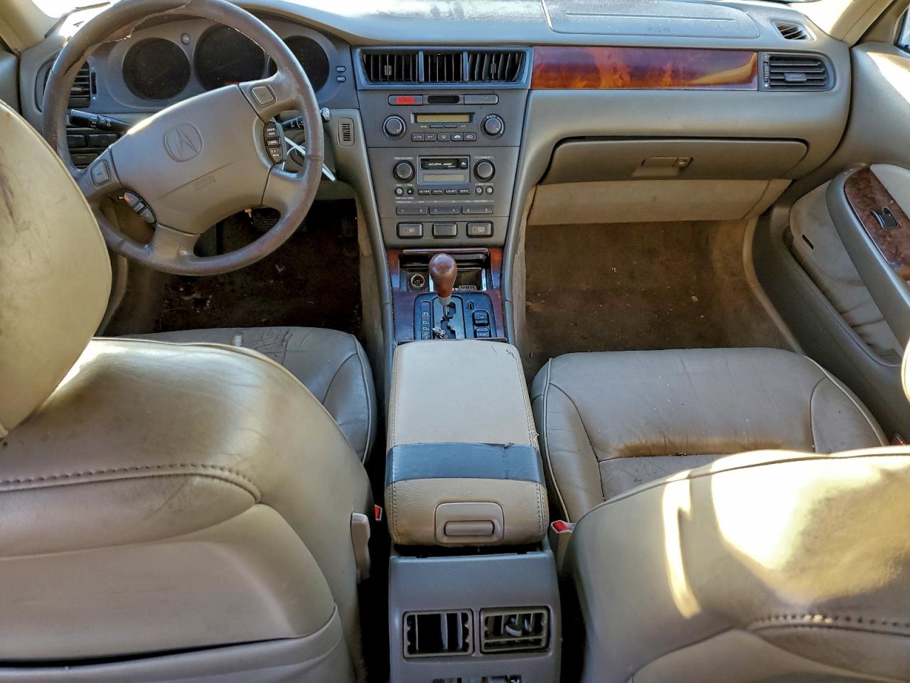 1997 Acura 3.5rl Cream vin: JH4KA9651VC016127