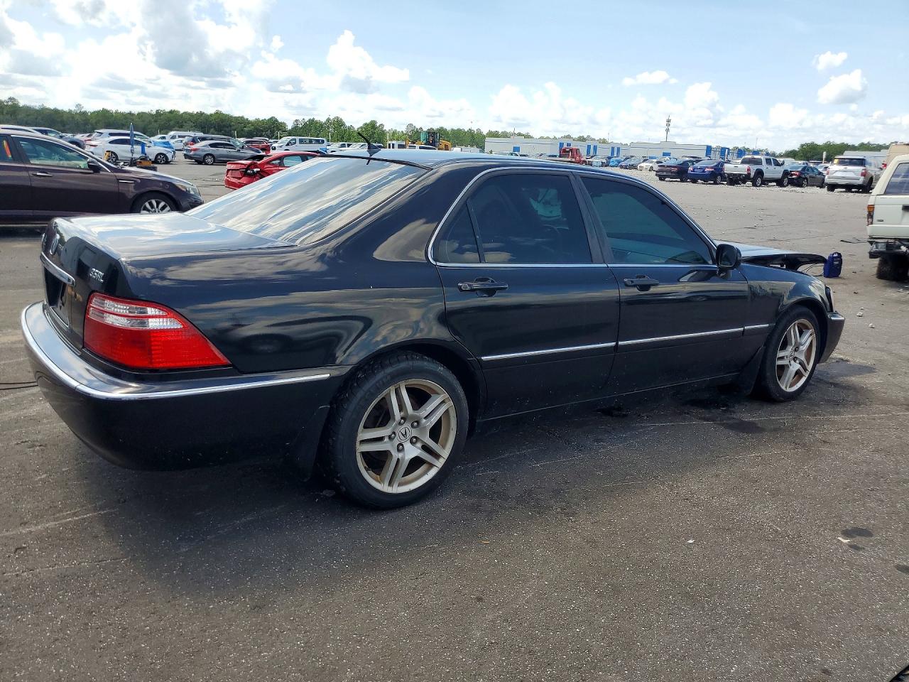 2002 Acura 3.5rl Black vin: JH4KA96532C013287