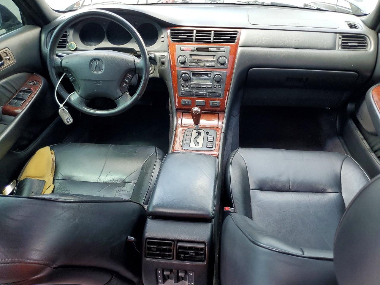 2002 Acura 3.5rl Black vin: JH4KA96532C013287