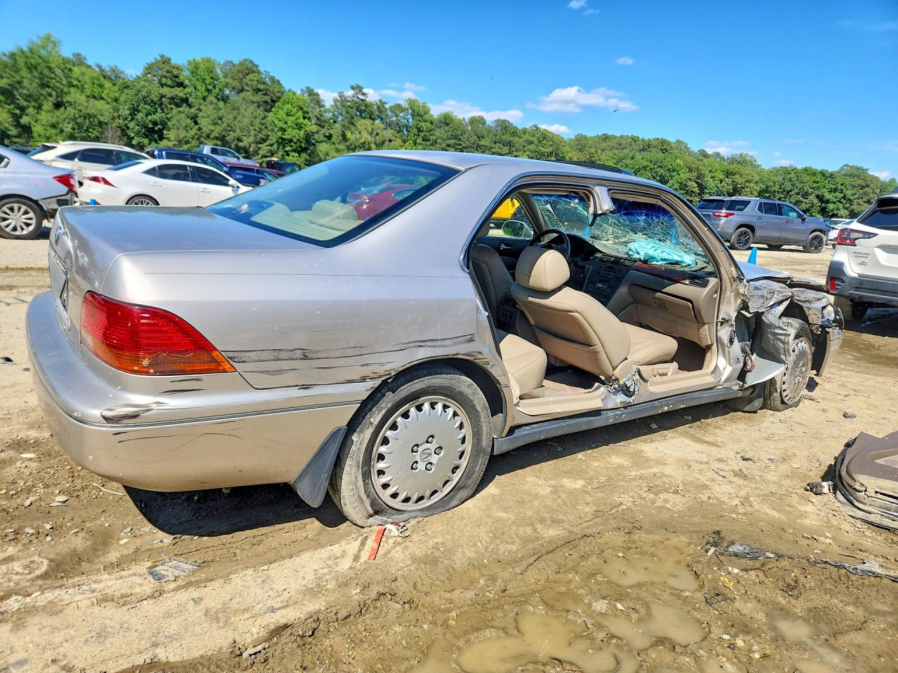 1996 Acura 3.5rl Бежевый vin: JH4KA9654TC002963