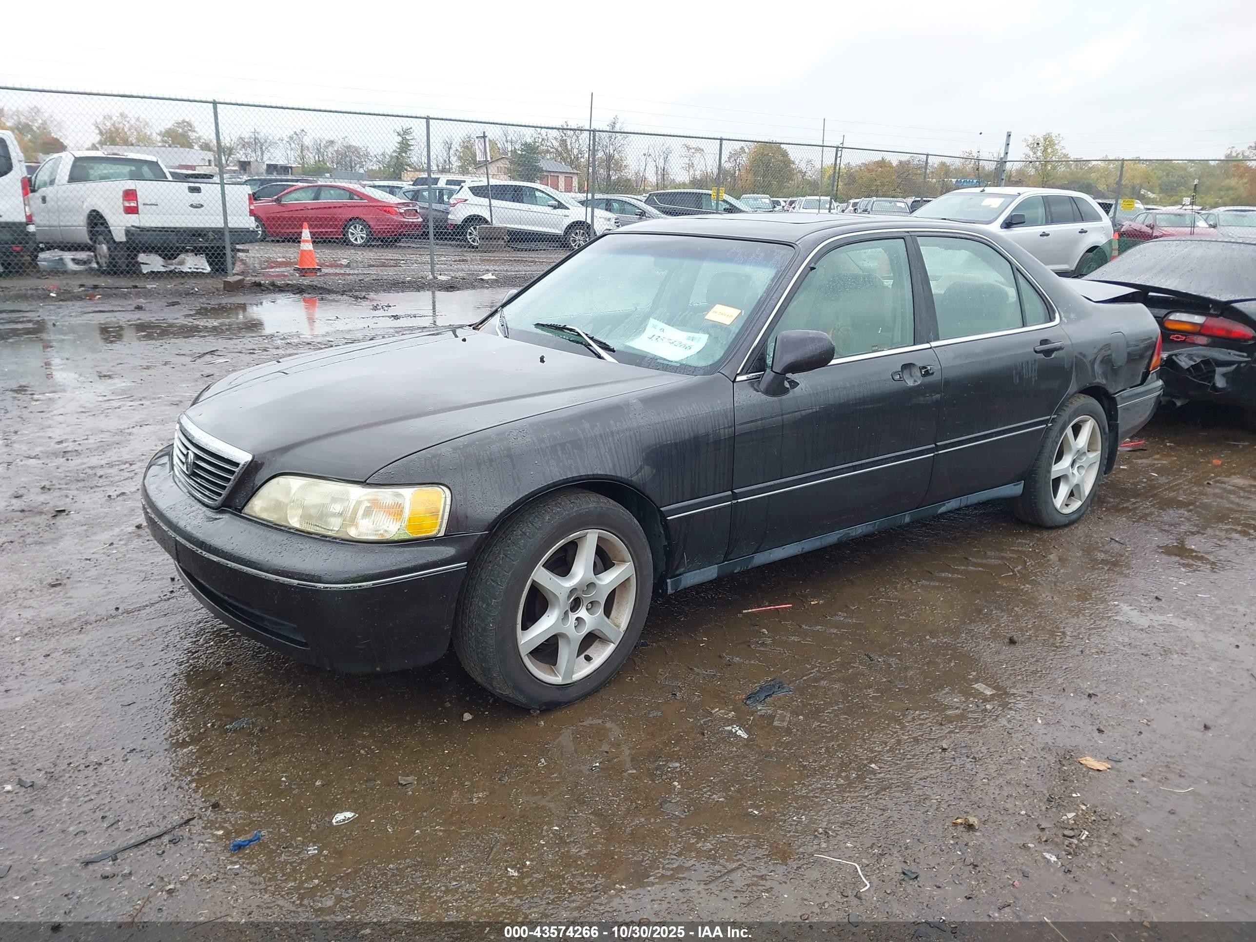 1997 Acura Rl 3.5 Gray vin: JH4KA9654VC003498