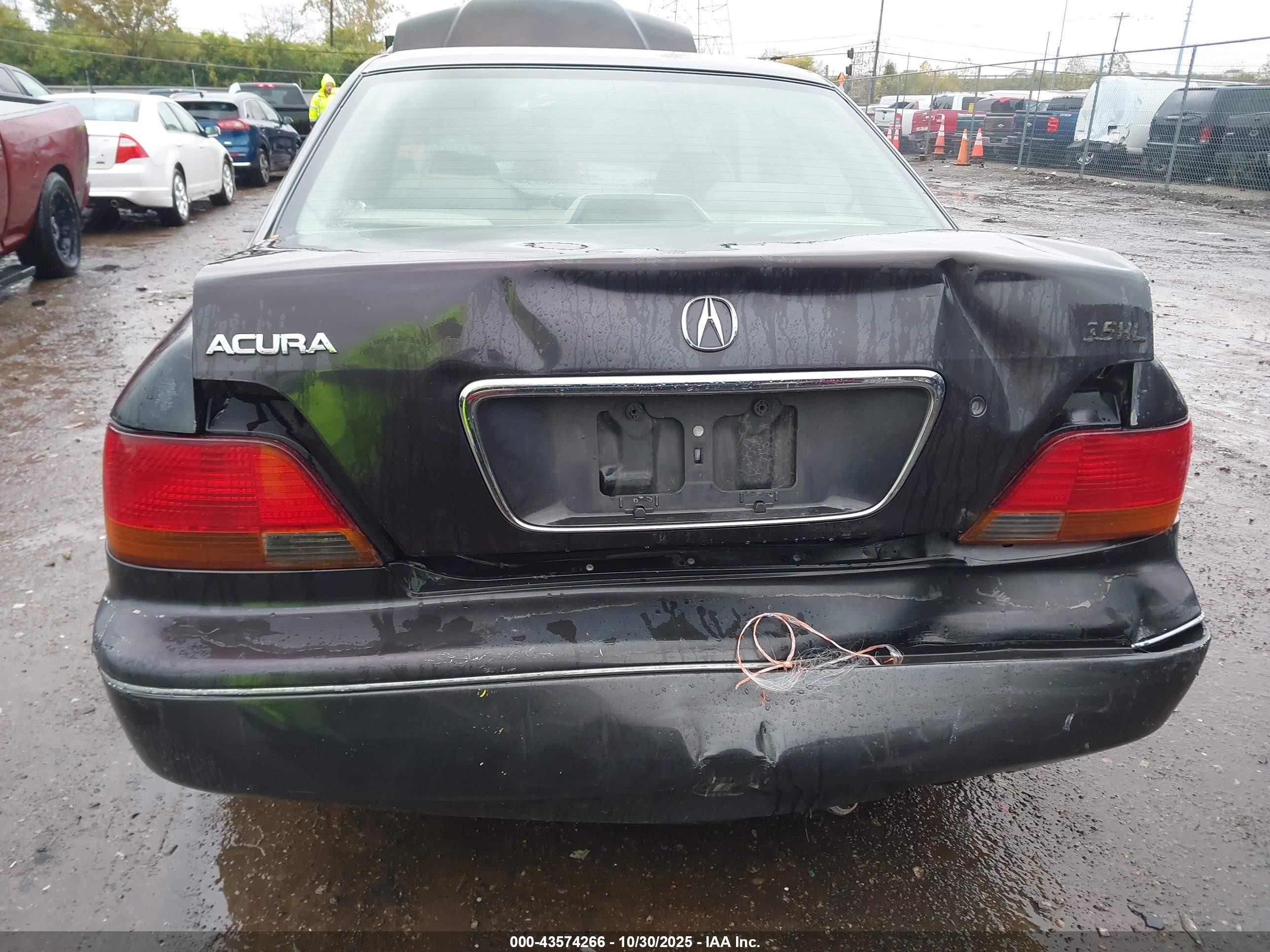 1997 Acura Rl 3.5 Gray vin: JH4KA9654VC003498