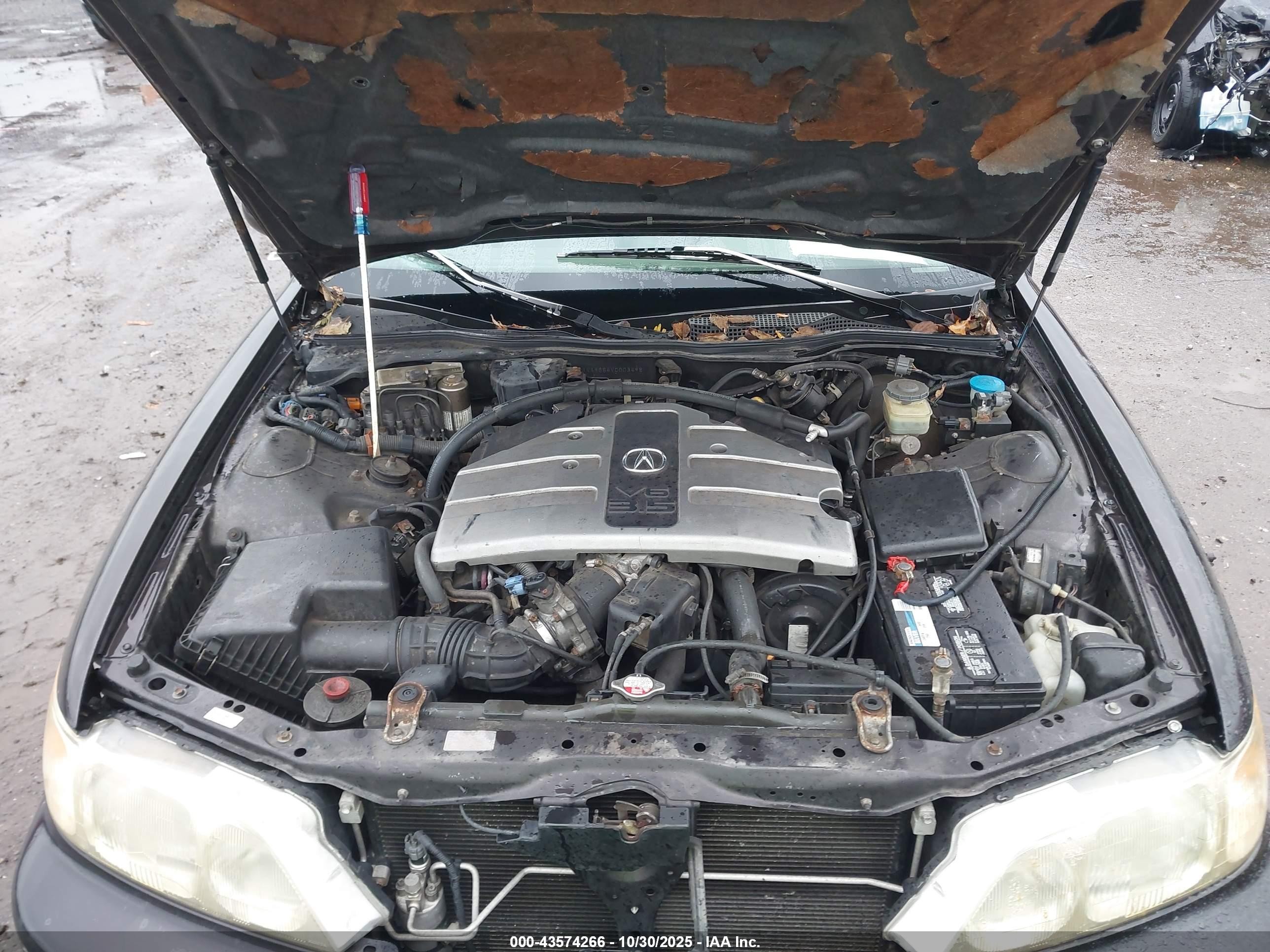 1997 Acura Rl 3.5 Gray vin: JH4KA9654VC003498