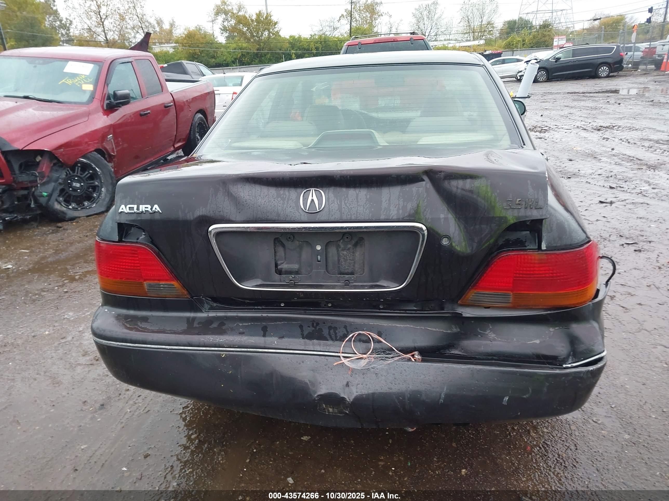 1997 Acura Rl 3.5 Gray vin: JH4KA9654VC003498