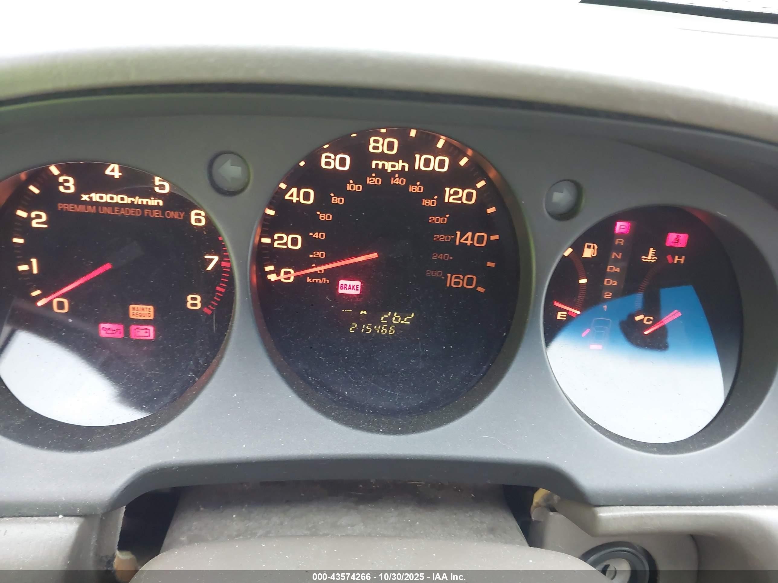 1997 Acura Rl 3.5 Gray vin: JH4KA9654VC003498