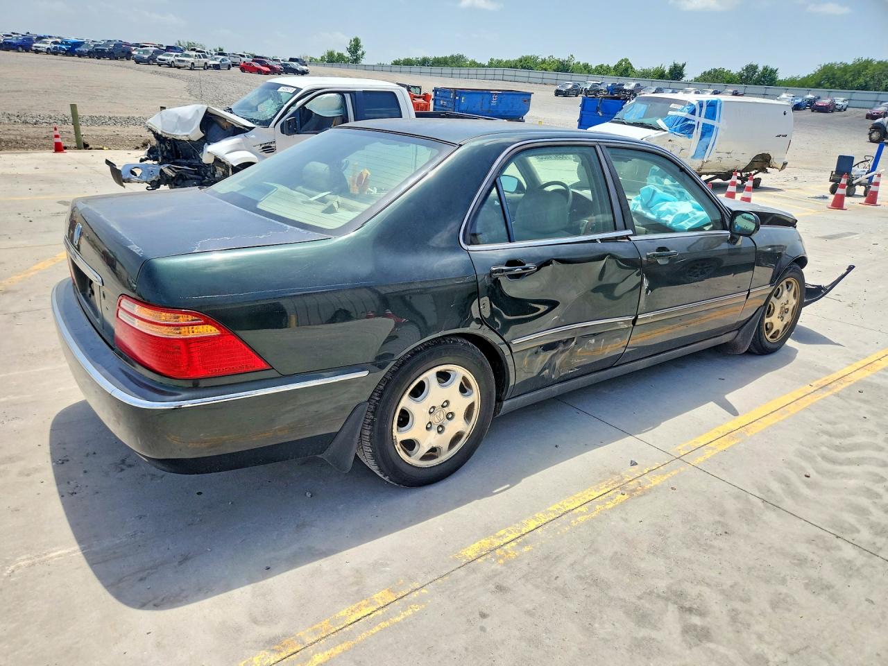 1999 Acura 3.5rl Green vin: JH4KA9654XC005478