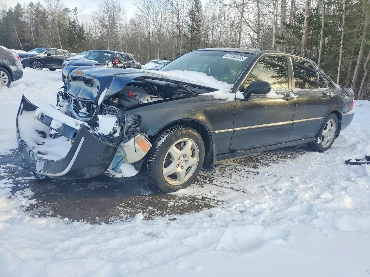 2002 Acura 3.5rl Black vin: JH4KA96552C800368