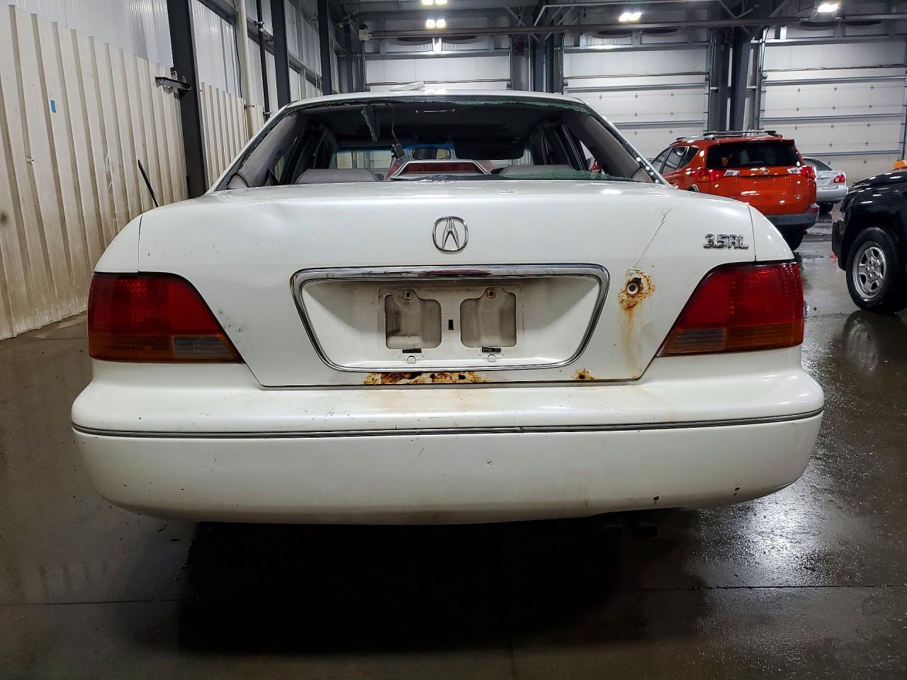 1996 Acura 3.5rl White vin: JH4KA9655TC009386