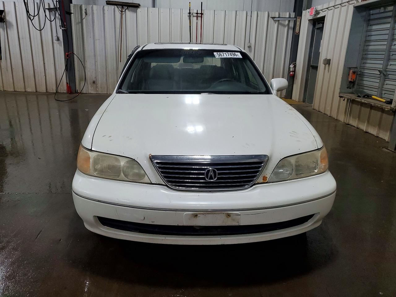 1996 Acura 3.5rl White vin: JH4KA9655TC009386