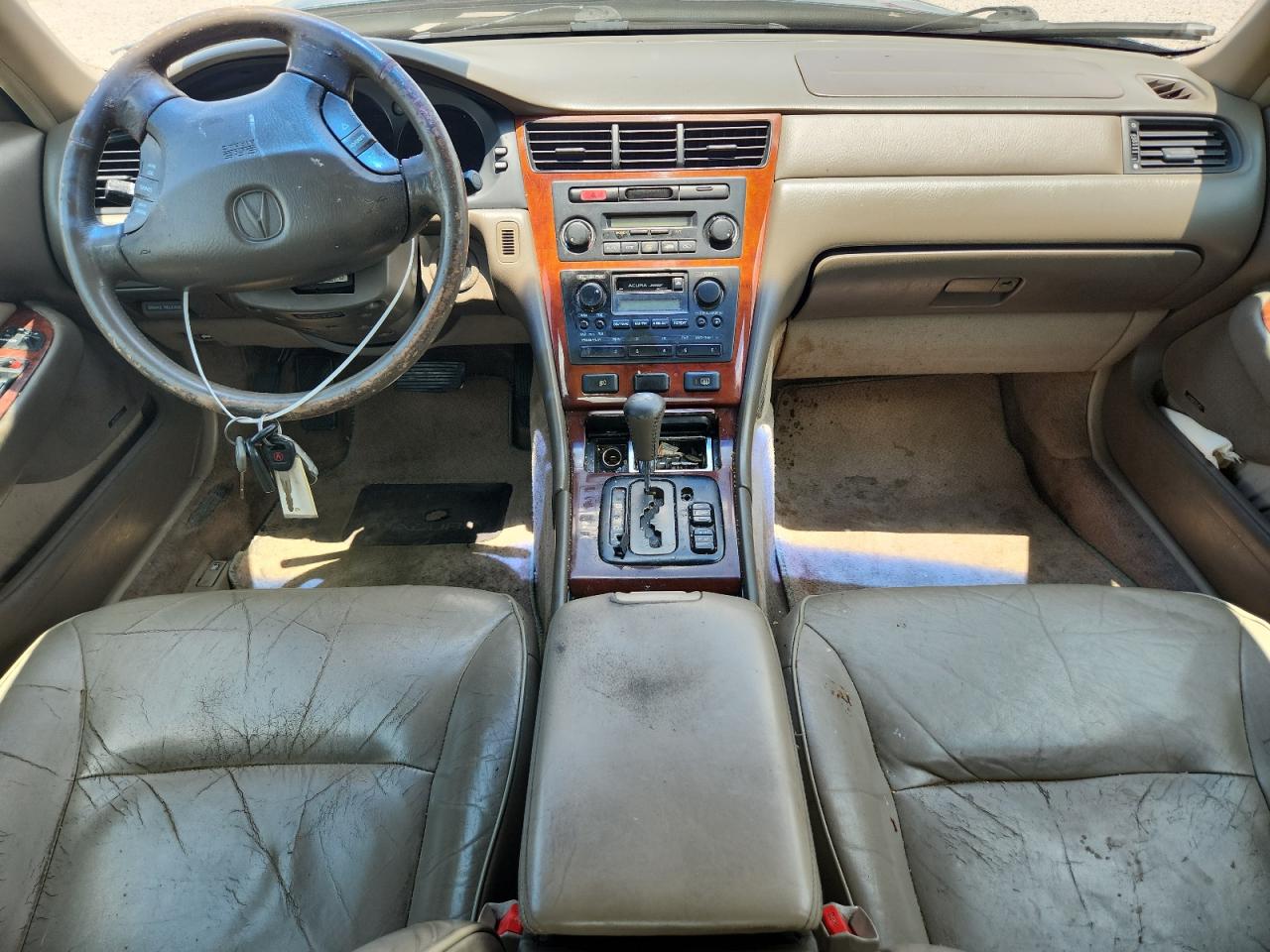2000 Acura 3.5rl Green vin: JH4KA9655YC002994