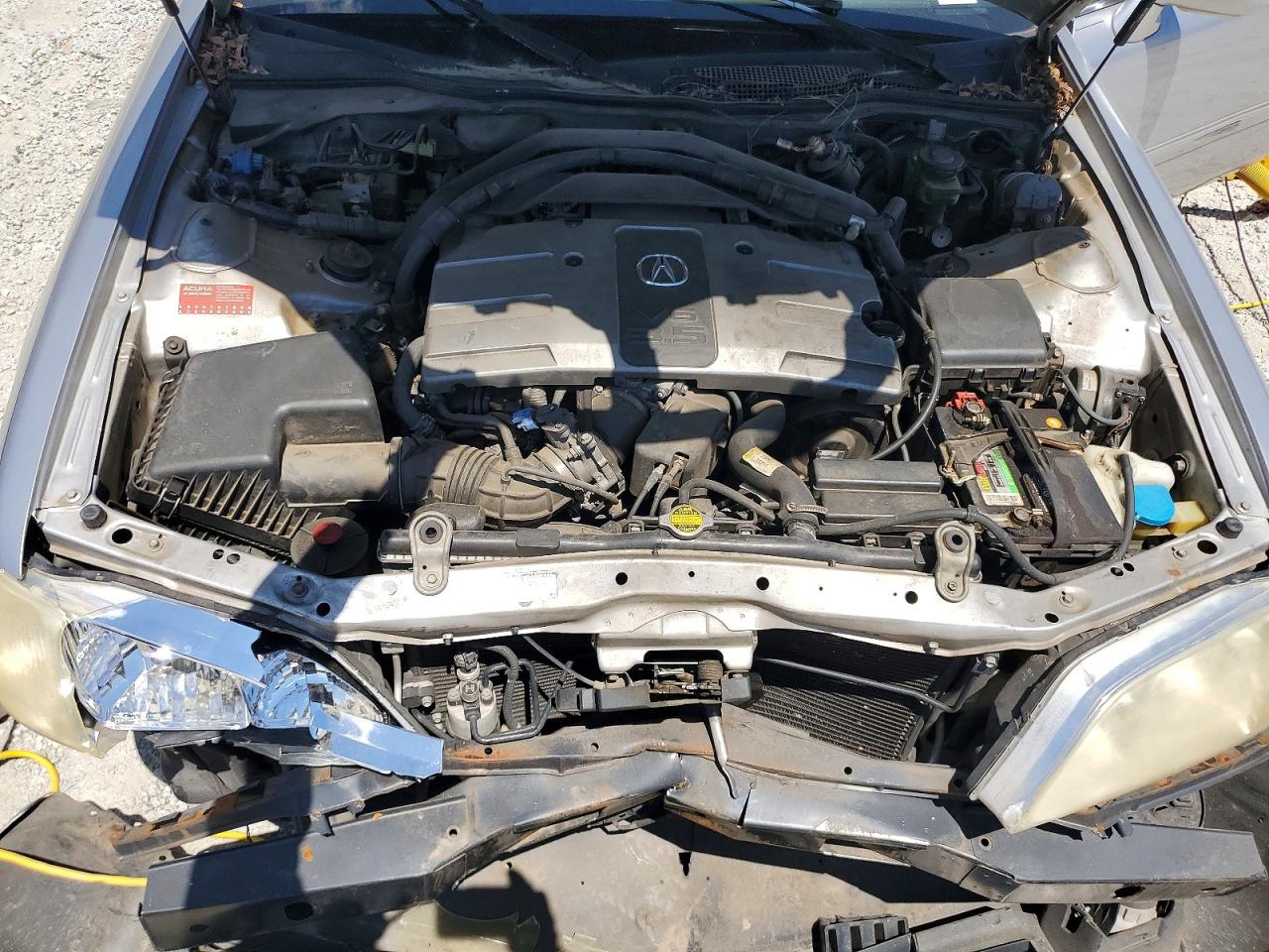 2002 Acura 3.5rl Silver vin: JH4KA96562C013817