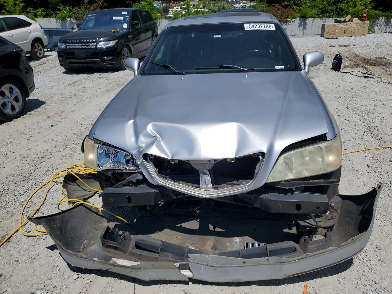 2002 Acura 3.5rl Silver vin: JH4KA96562C013817