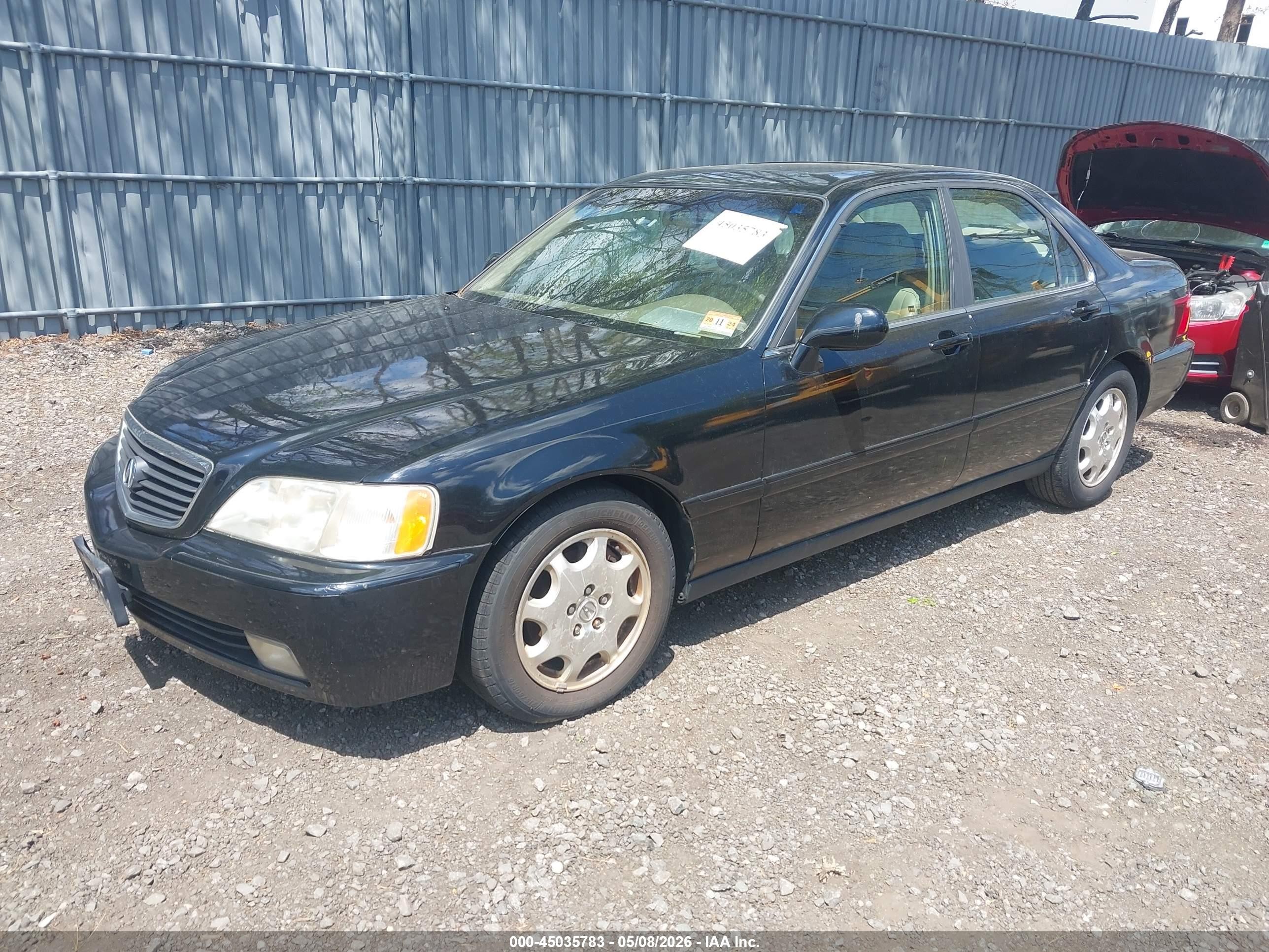 2000 Acura Rl 3.5 Black vin: JH4KA9656YC014216