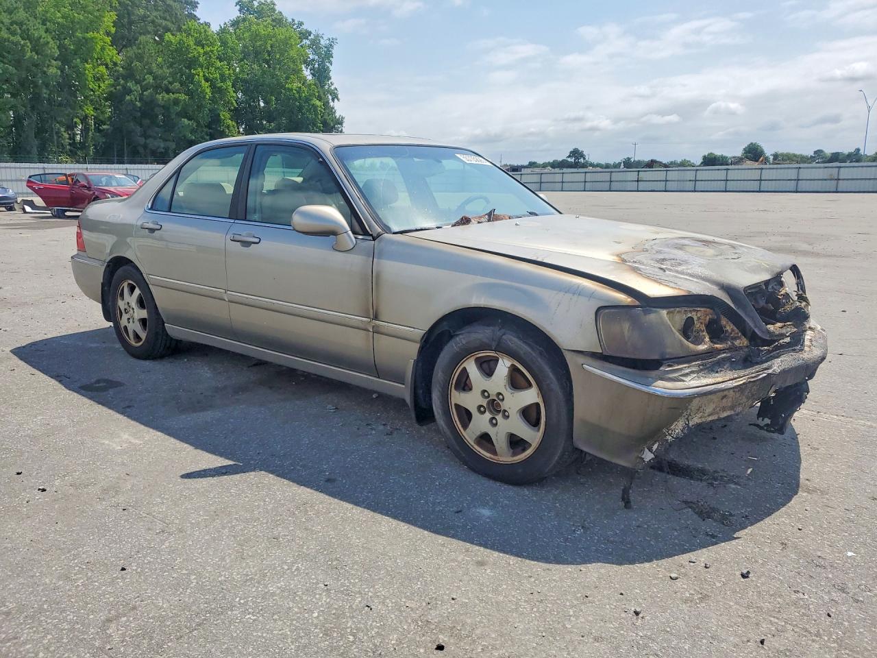 2002 Acura 3.5rl Silver vin: JH4KA96572C002311