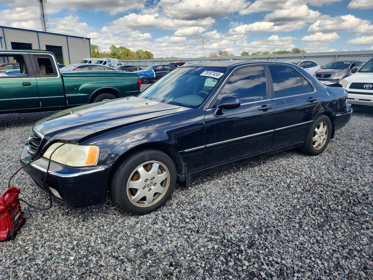 2002 Acura 3.5rl Black vin: JH4KA96572C008139