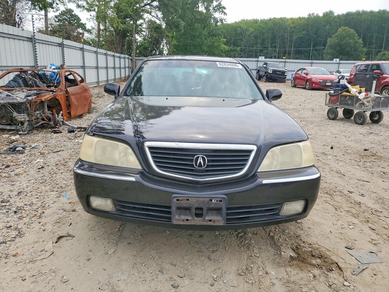 2000 Acura 3.5rl Черный vin: JH4KA9658YC001628