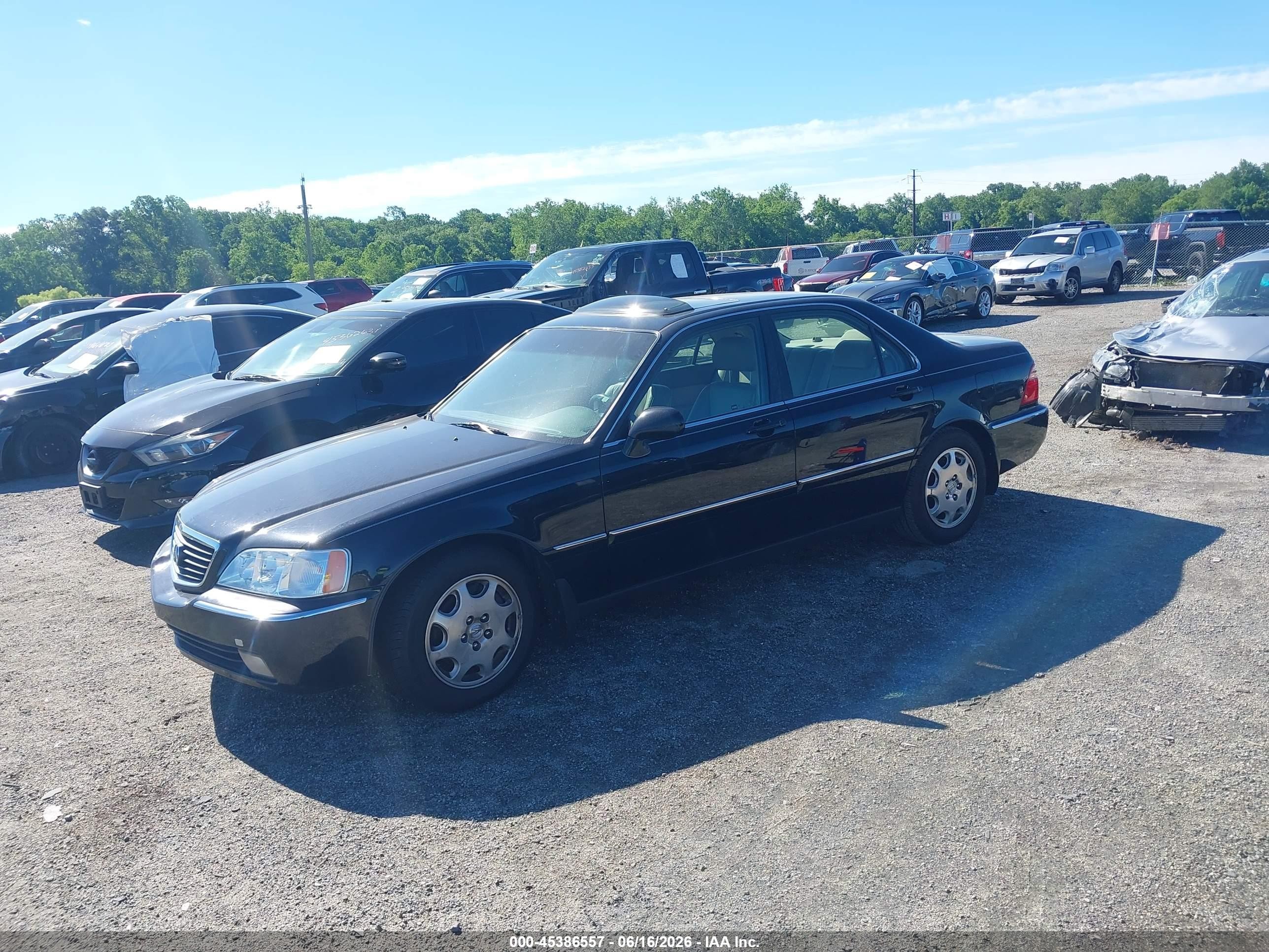 2000 Acura Rl 3.5 Черный vin: JH4KA9658YC013438