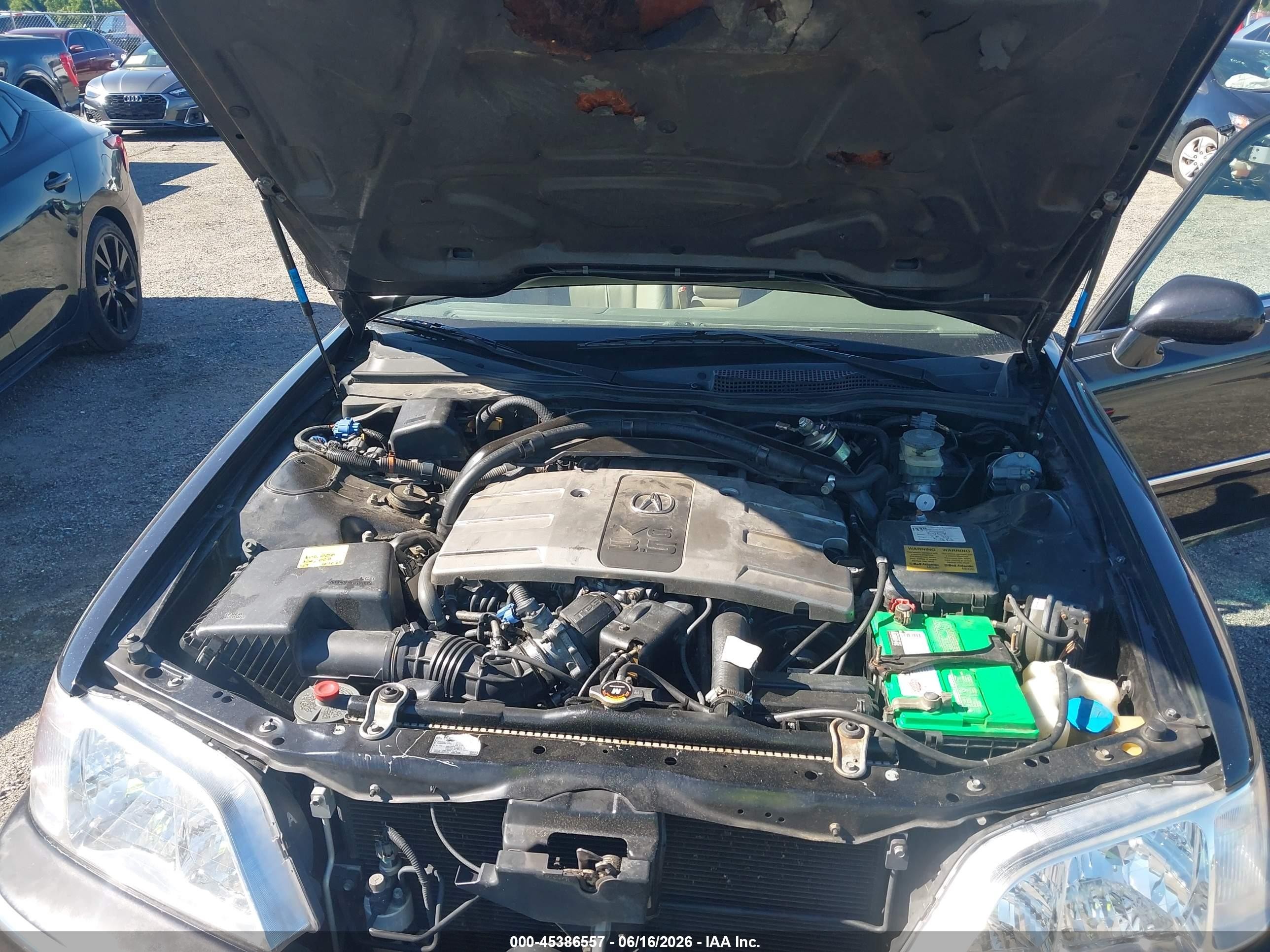 2000 Acura Rl 3.5 Черный vin: JH4KA9658YC013438