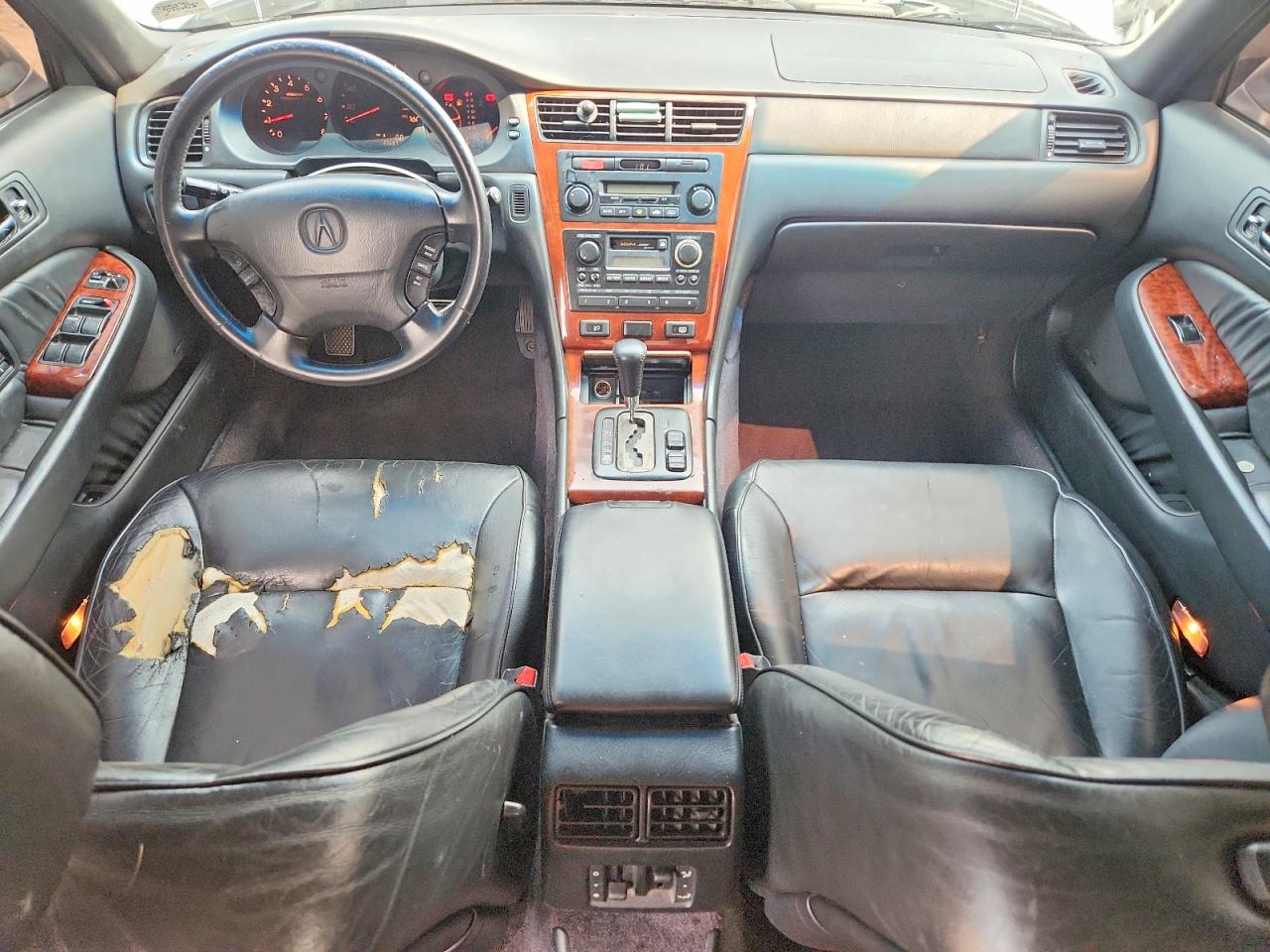 2002 Acura 3.5rl Silver vin: JH4KA96592C007364