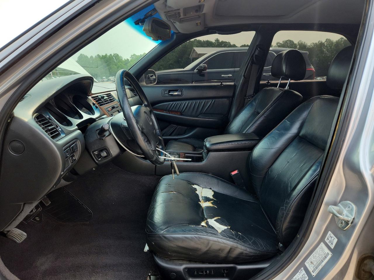 2002 Acura 3.5rl Silver vin: JH4KA96592C007364