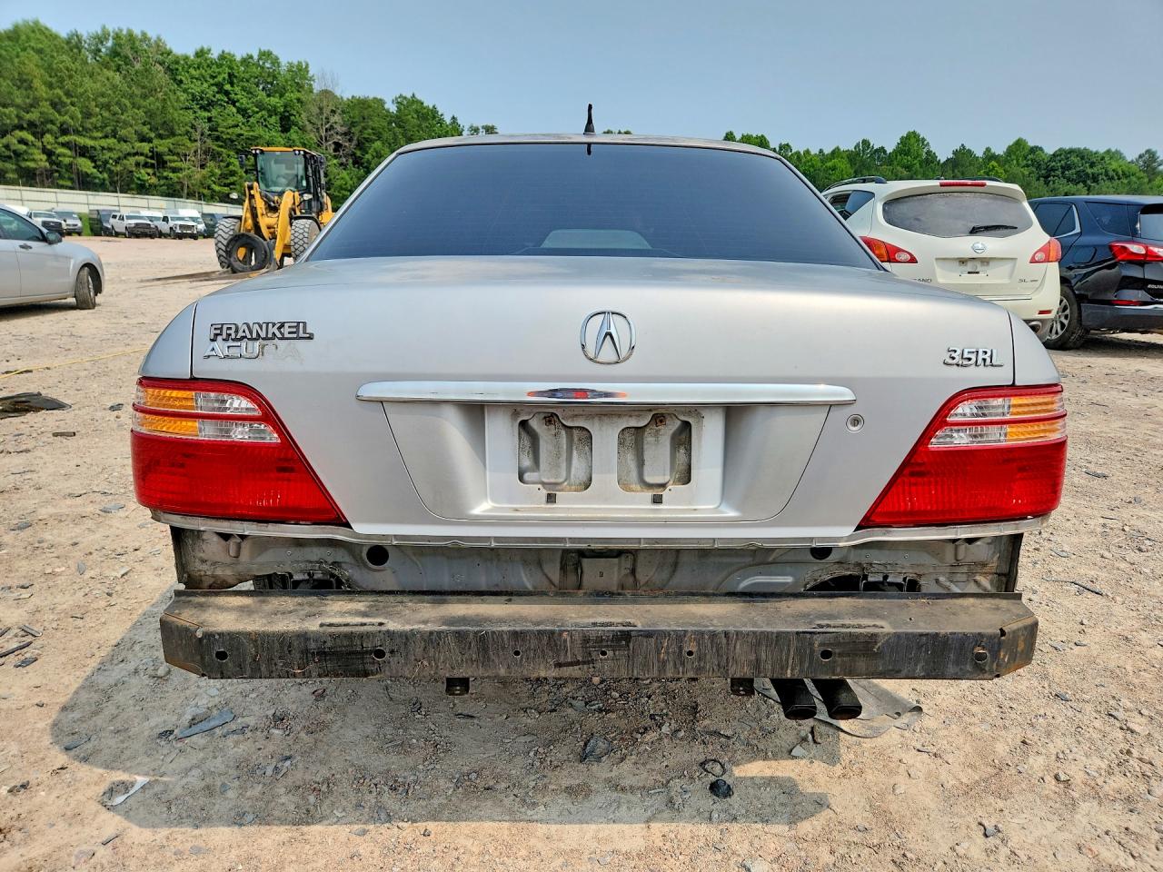 2002 Acura 3.5rl Silver vin: JH4KA96592C007364