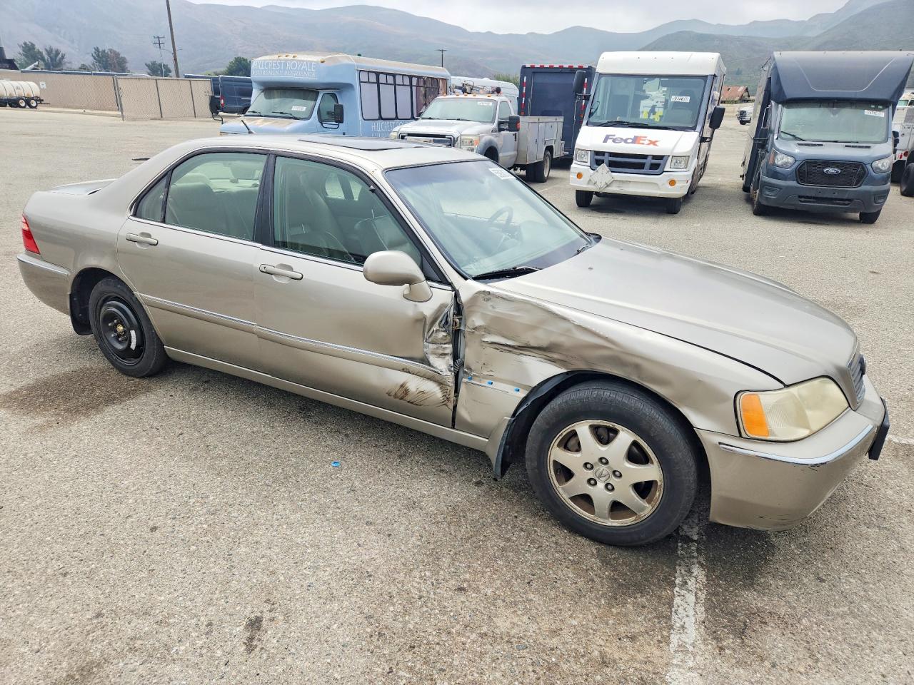 2002 Acura 3.5rl Tan vin: JH4KA96592C015495