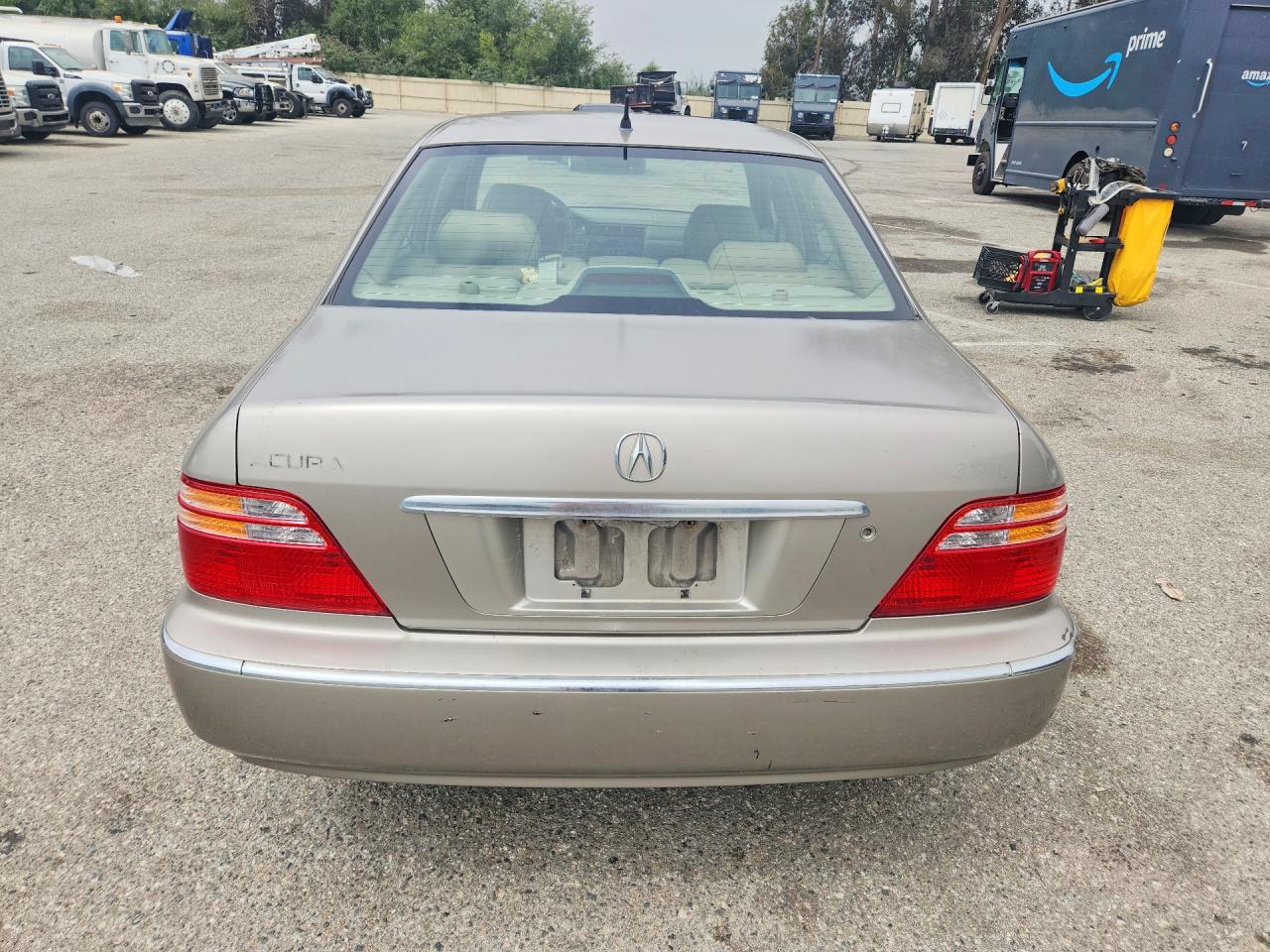 2002 Acura 3.5rl Tan vin: JH4KA96592C015495