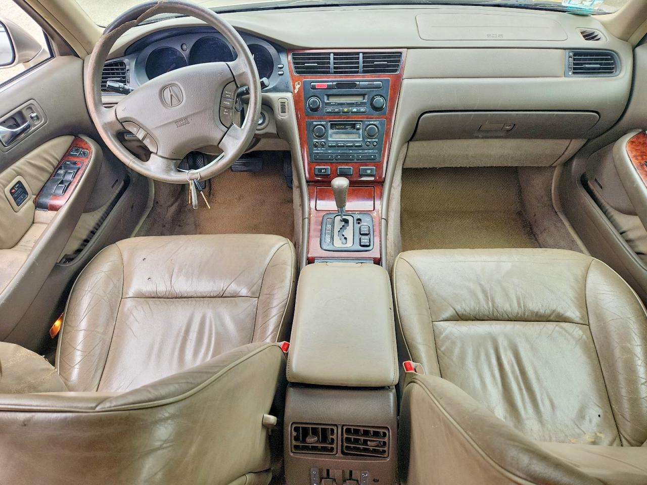 2002 Acura 3.5rl Tan vin: JH4KA96592C015495