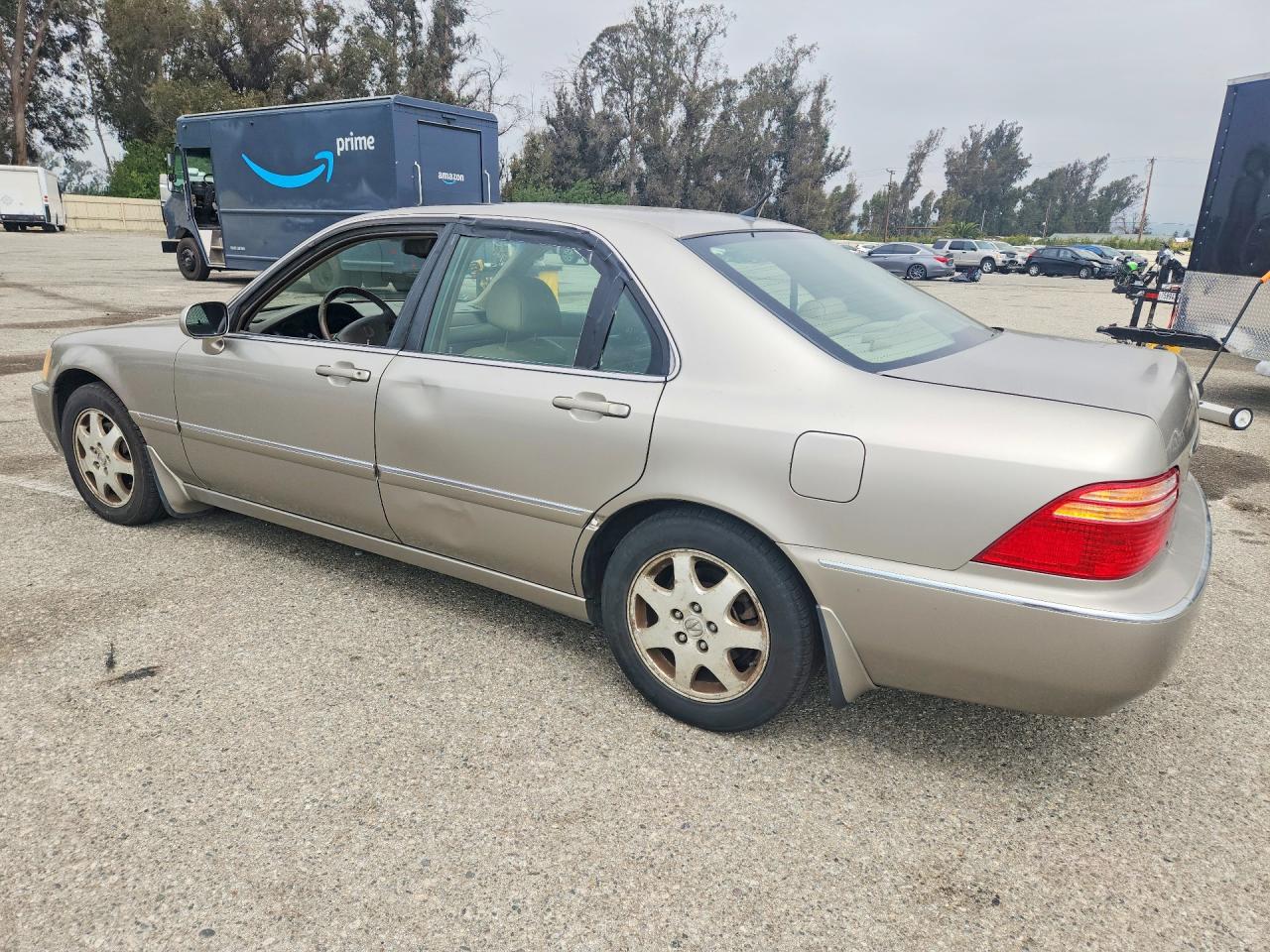 2002 Acura 3.5rl Tan vin: JH4KA96592C015495