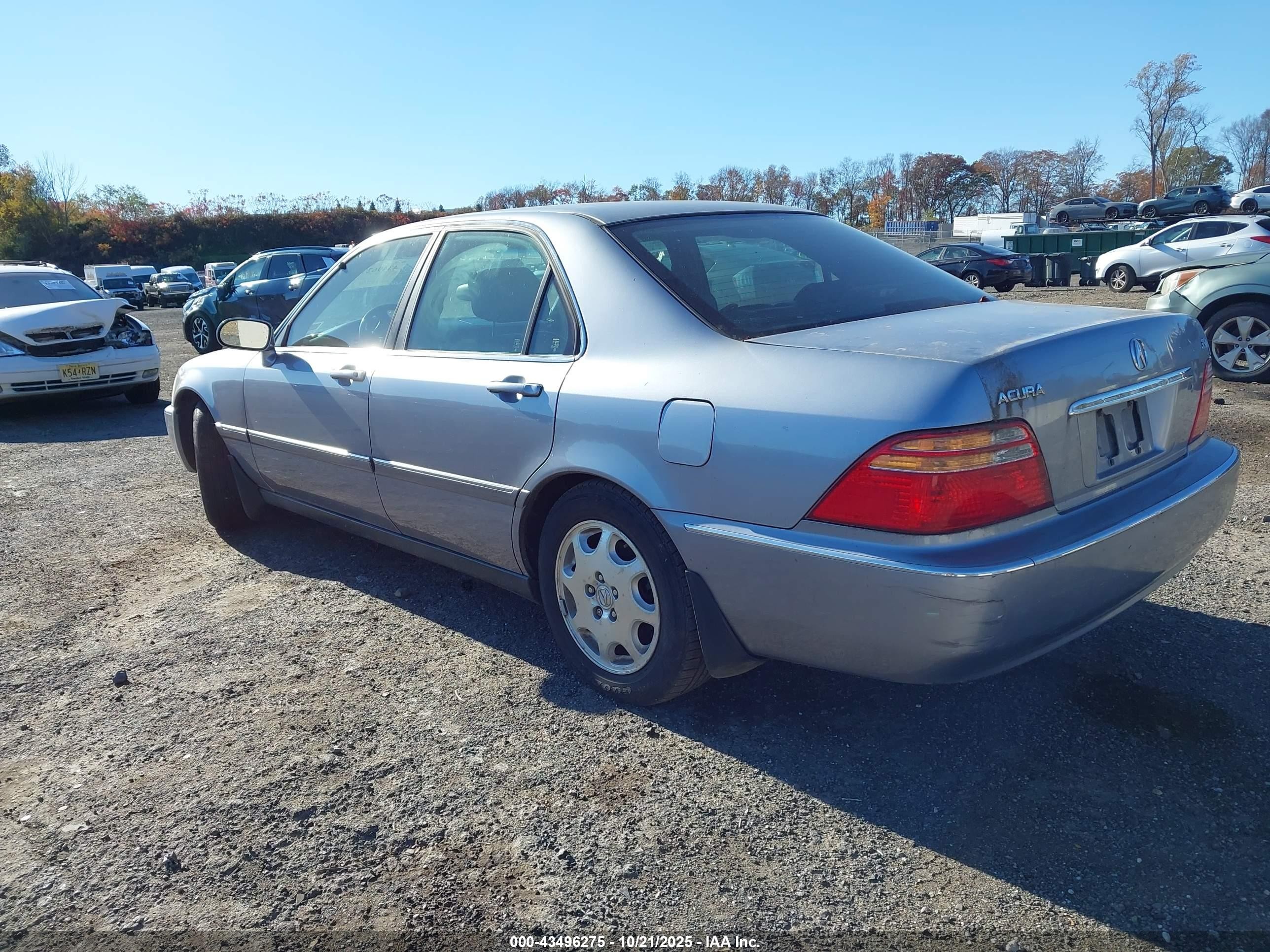 1999 Acura Rl 3.5 Silver vin: JH4KA9659XC008179