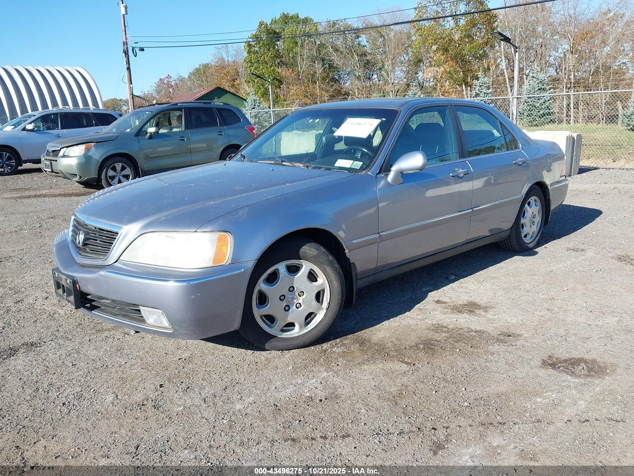 1999 Acura Rl 3.5 Silver vin: JH4KA9659XC008179