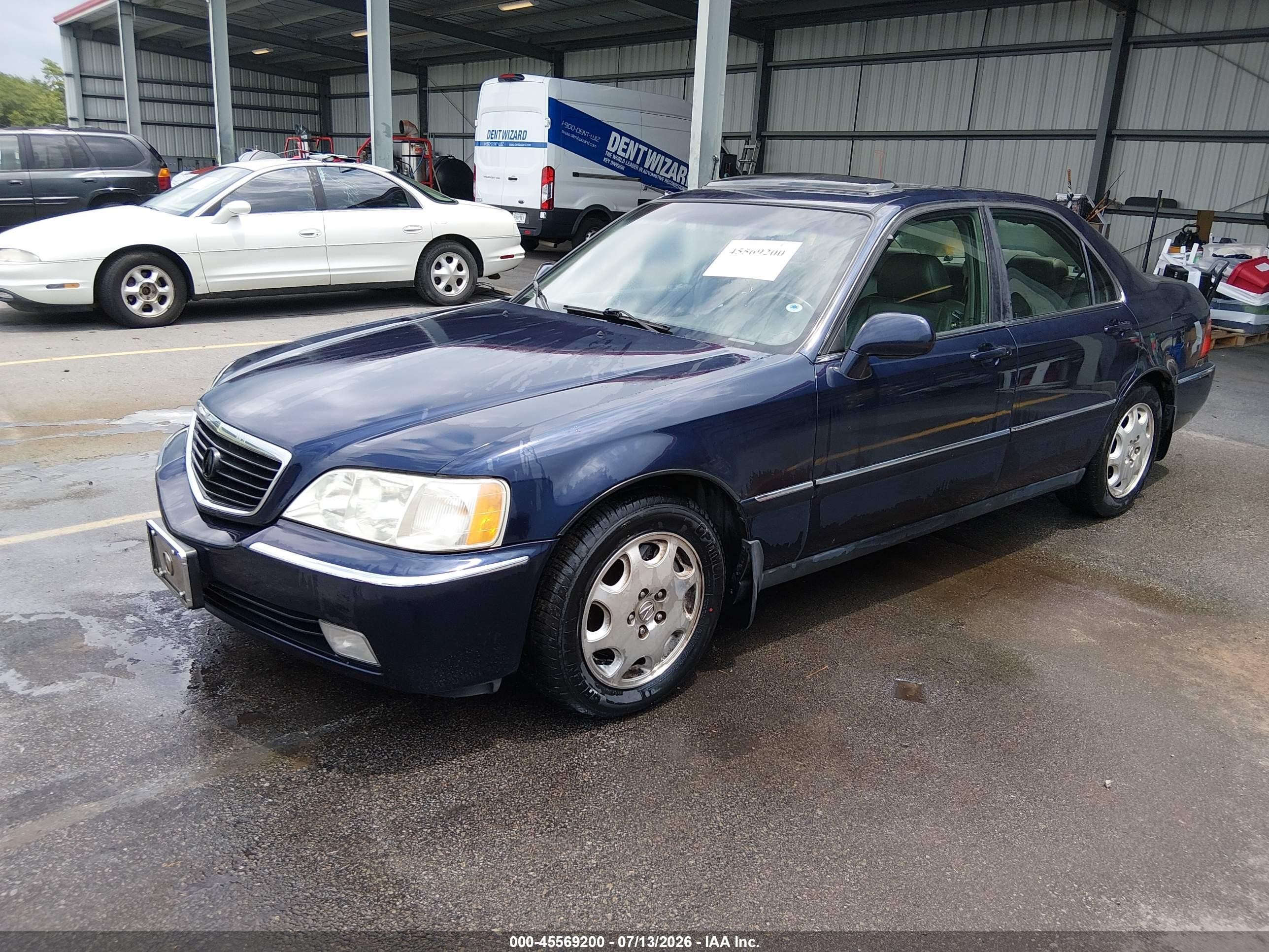 2000 Acura Rl 3.5 Dark Blue vin: JH4KA9659YC003582