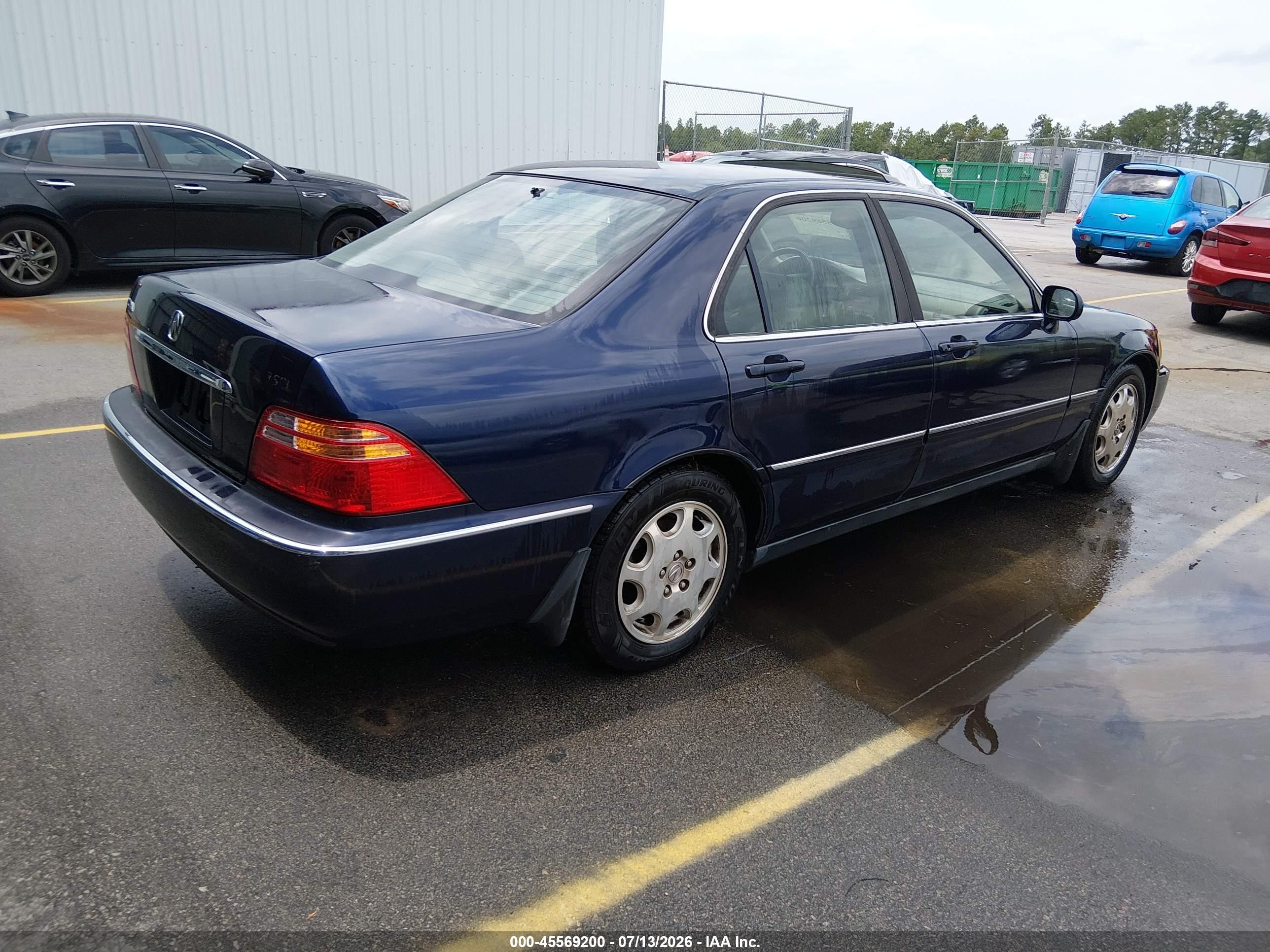 2000 Acura Rl 3.5 Dark Blue vin: JH4KA9659YC003582