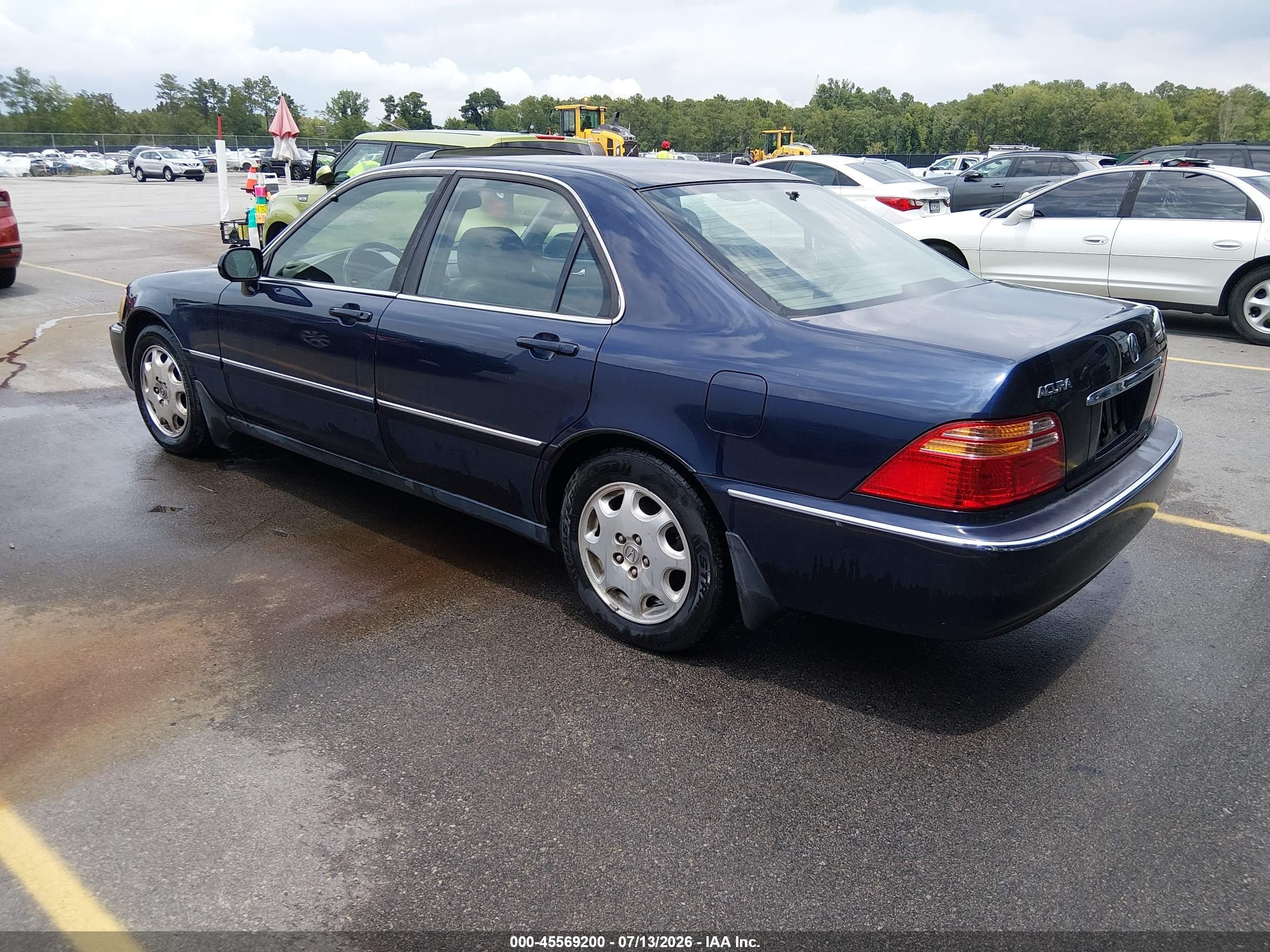 2000 Acura Rl 3.5 Dark Blue vin: JH4KA9659YC003582