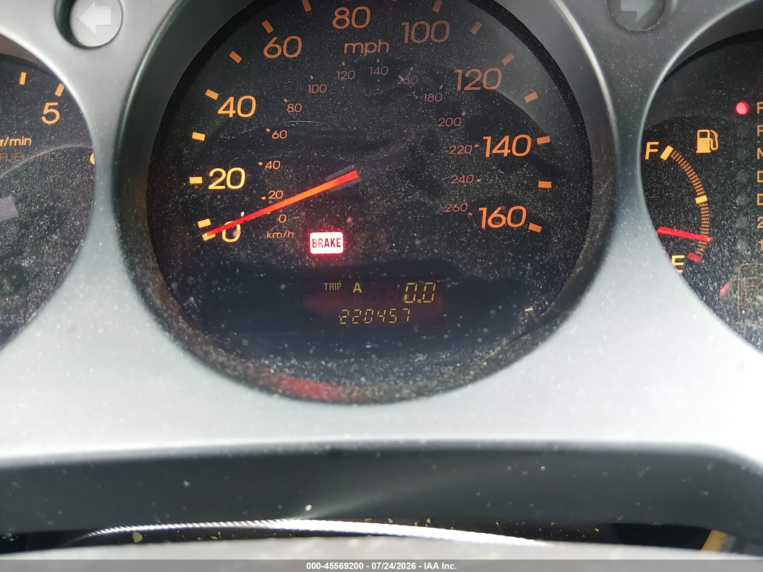 2000 Acura Rl 3.5 Dark Blue vin: JH4KA9659YC003582
