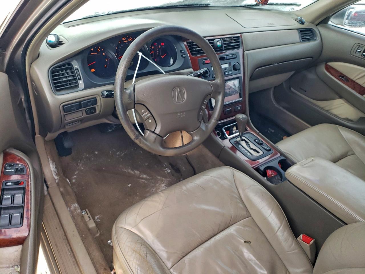 2002 Acura 3.5rl Gold vin: JH4KA965X2C001475