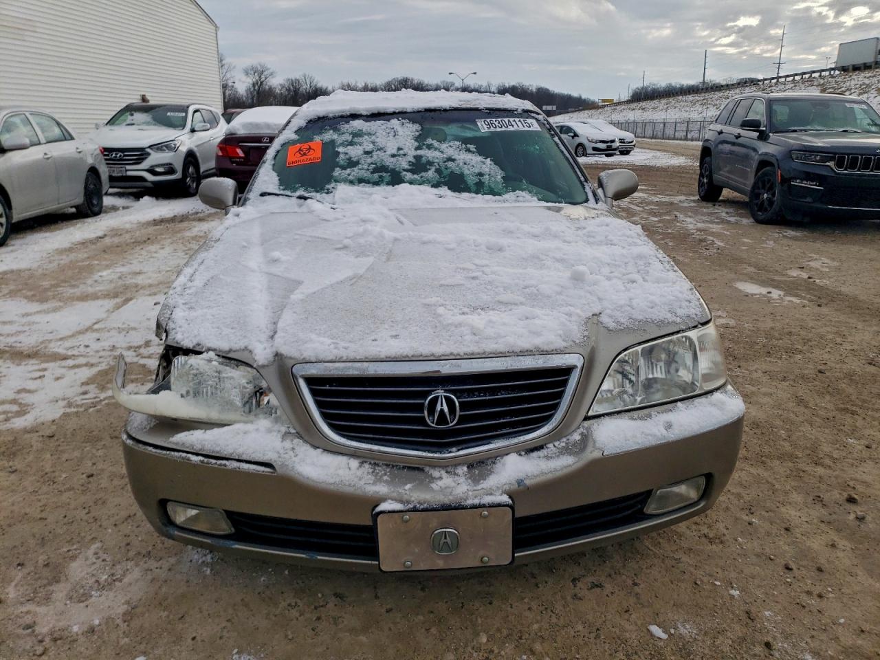 2002 Acura 3.5rl Gold vin: JH4KA965X2C001475