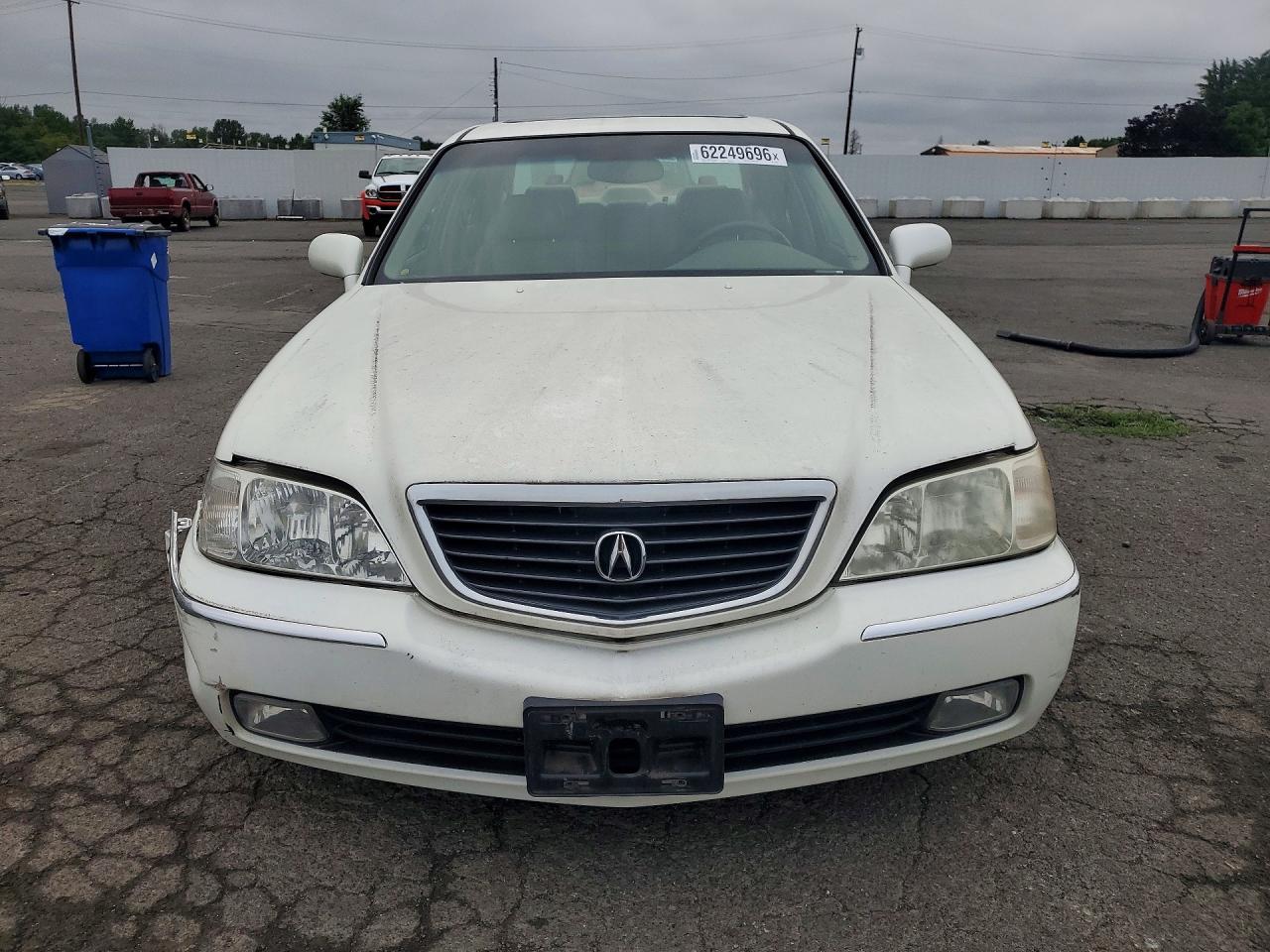 2000 Acura 3.5rl White vin: JH4KA965XYC013621